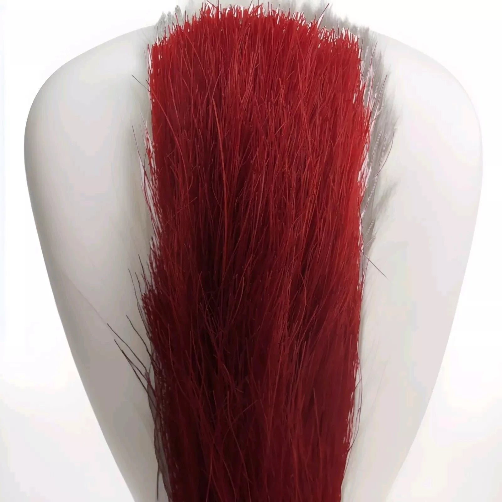 Bearskin Plume Coldstream Guards Scarlet Red Hackle British Army CG Ftgrds Gdsm