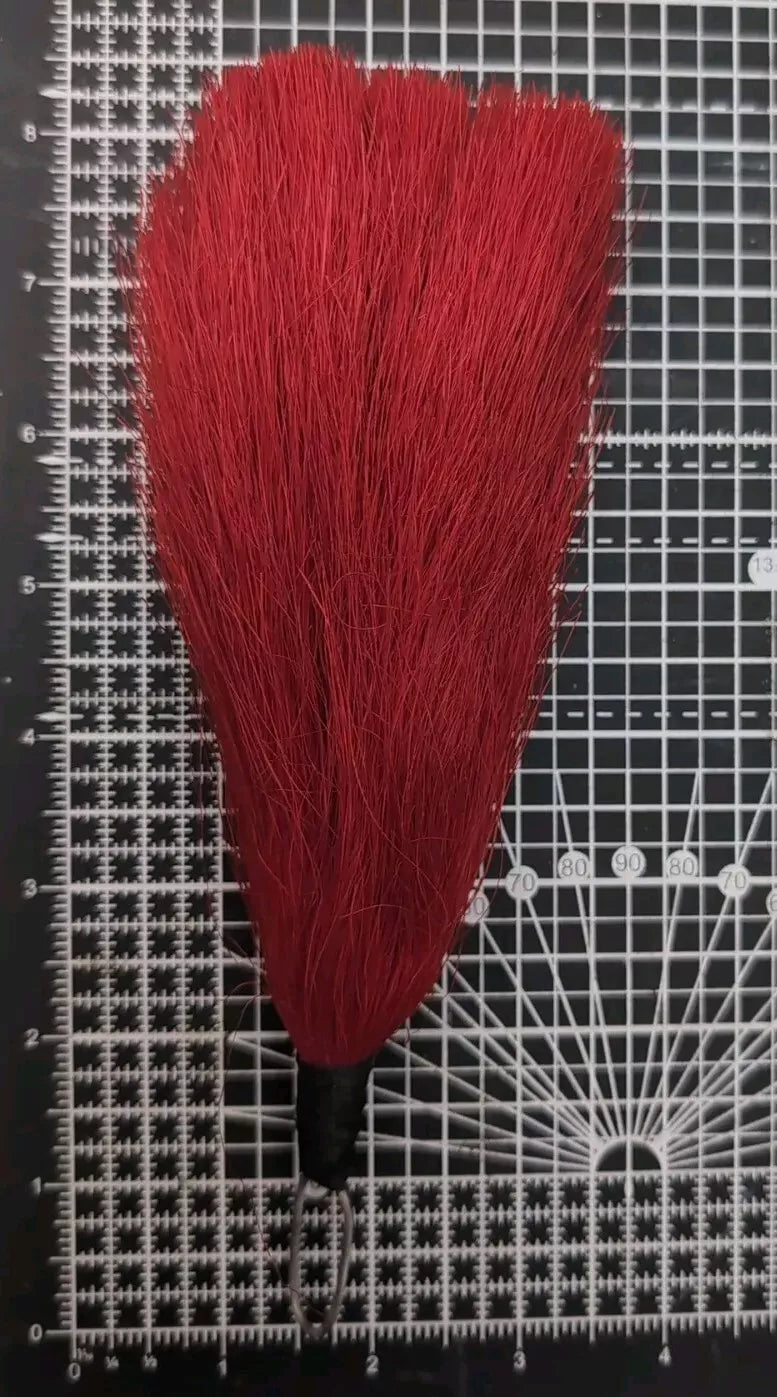 Bearskin Plume Coldstream Guards Scarlet Red Hackle British Army CG Ftgrds Gdsm