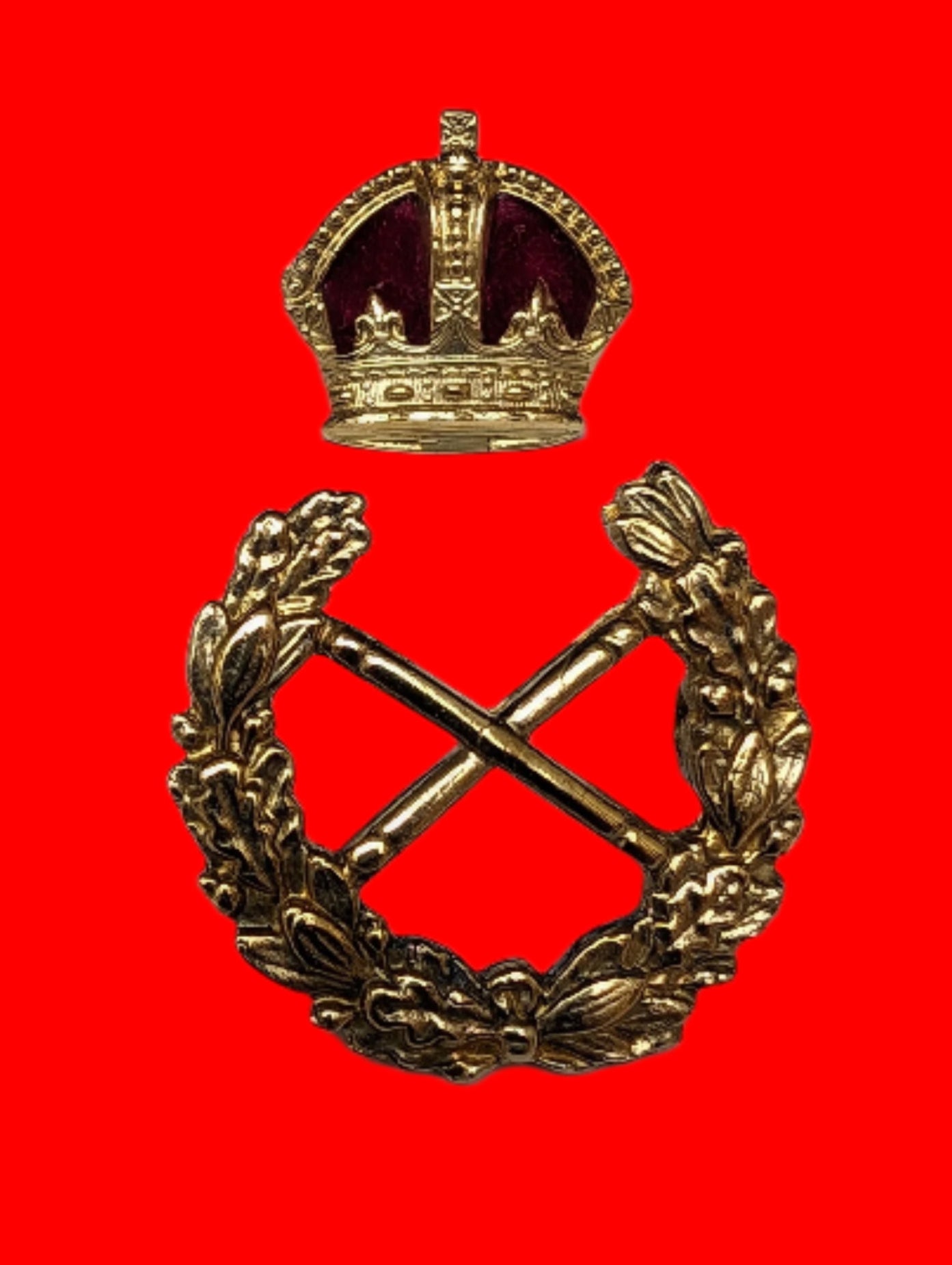 Hand Made Gold Plated Field Marshal  shoulder Rank Badges
