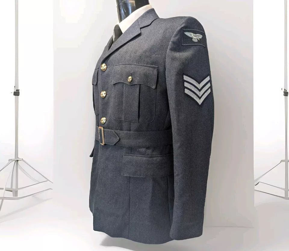 52"Chest 45 1/2"Waist Jacket & Trousers RAF No1 Service Dress Uniform SGT SD Sergeant ( our ref Y236E )
