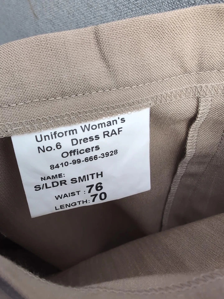 Woman's RAF No6 Officers Uniform Jacket & Skirt Bush Tropical Warm Weather WRAF ( stock location G21 E)”