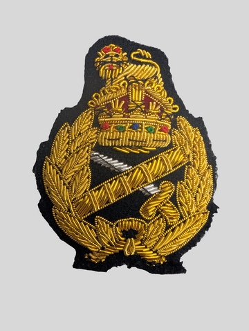 British Army Generals Wire Embroidered Cap Badge