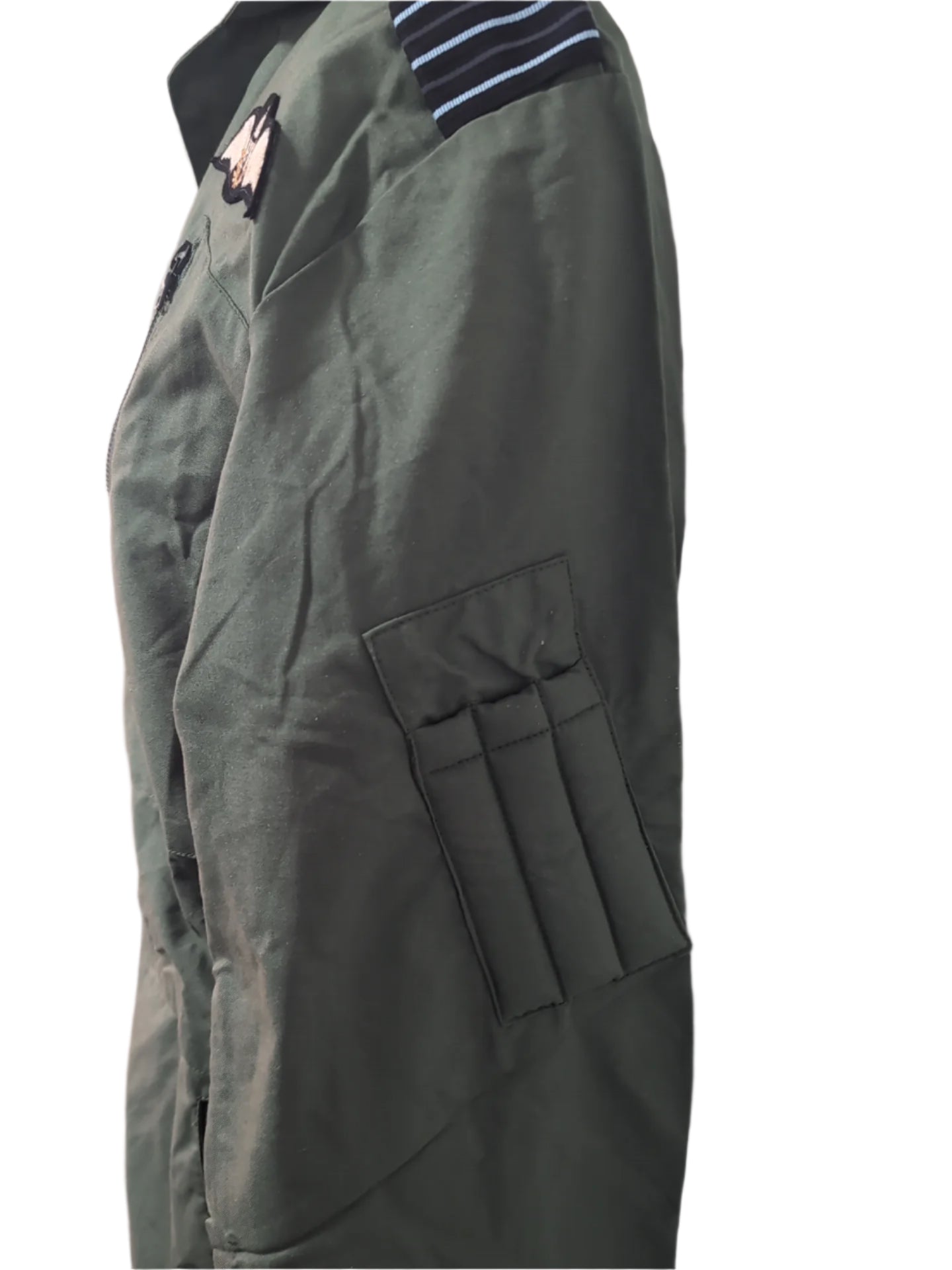 36 to 40" Chest Tall RAF Pilot Sage Green Coveralls Uniform Top Gun Outfit Flight Suit Maverick