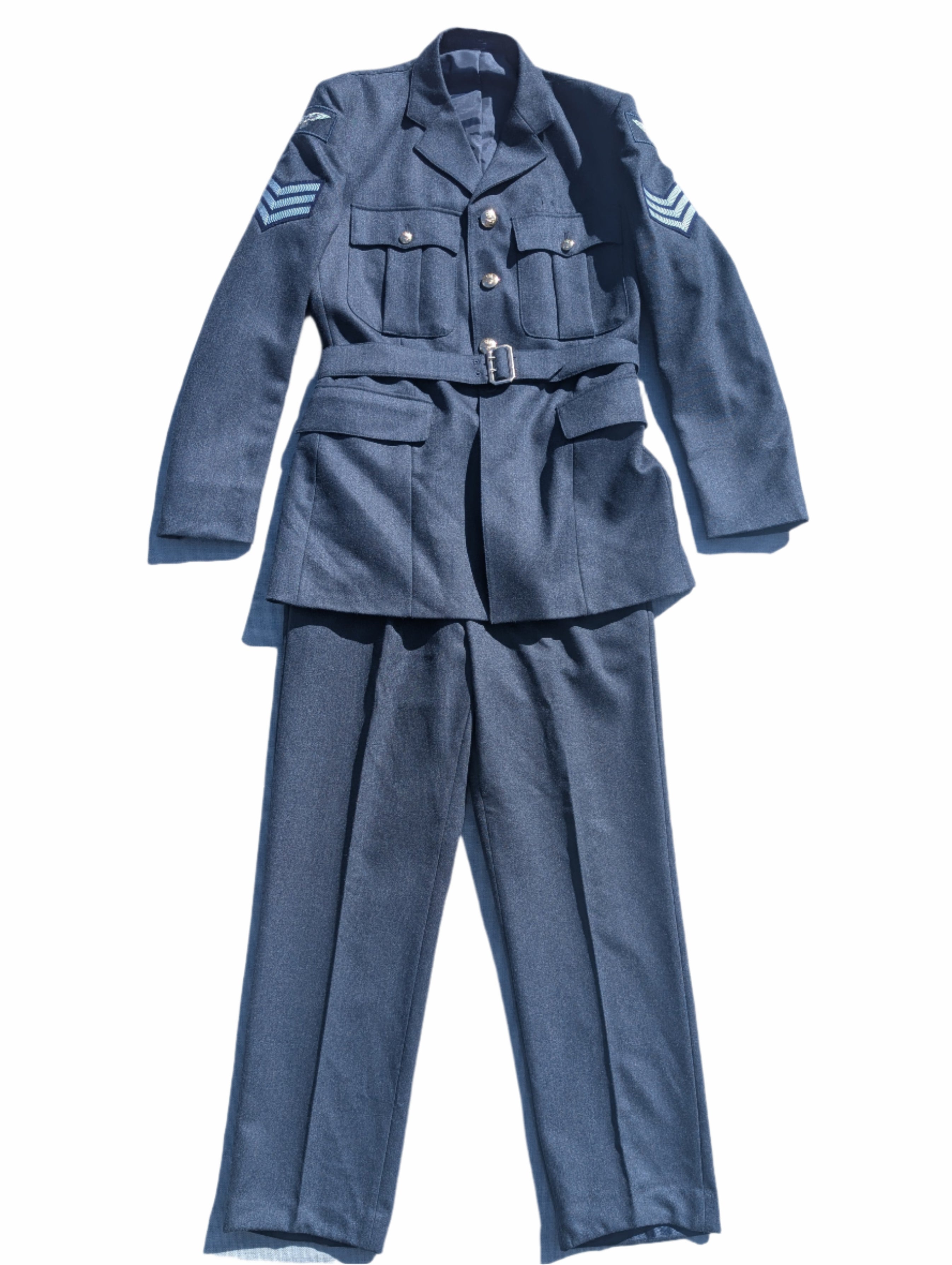 52"Chest 45 1/2"Waist Jacket & Trousers RAF No1 Service Dress Uniform SGT SD Sergeant ( our ref Y236E )