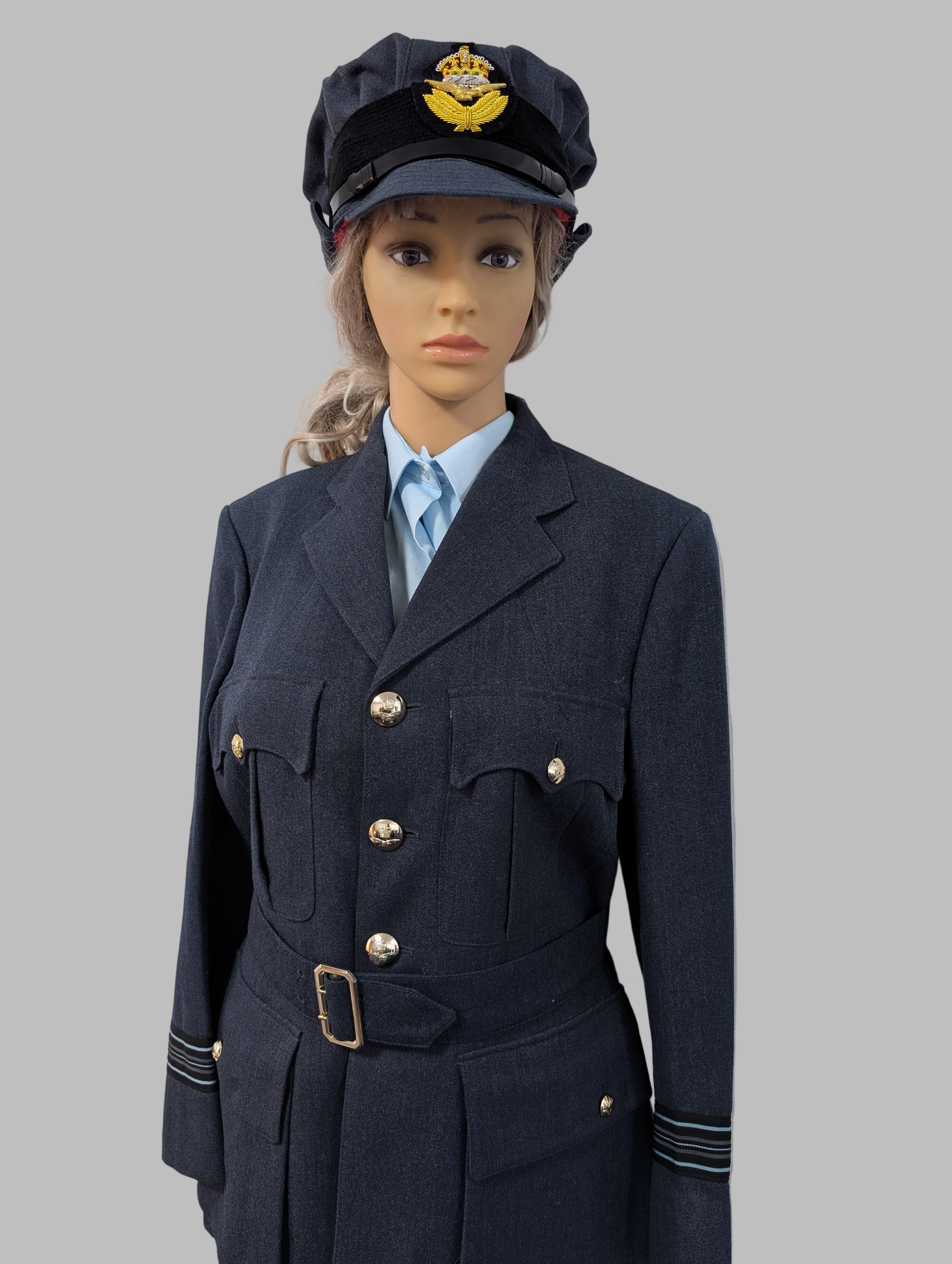 WAAF Officers Uniform Jacket with Shirt, Skirt & Cap