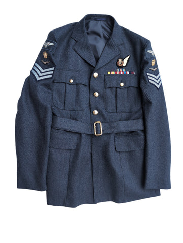 42" Chest Tall No1 Service Dress Uniform FS RAF Flt Sgt Acr ( our ref G76)