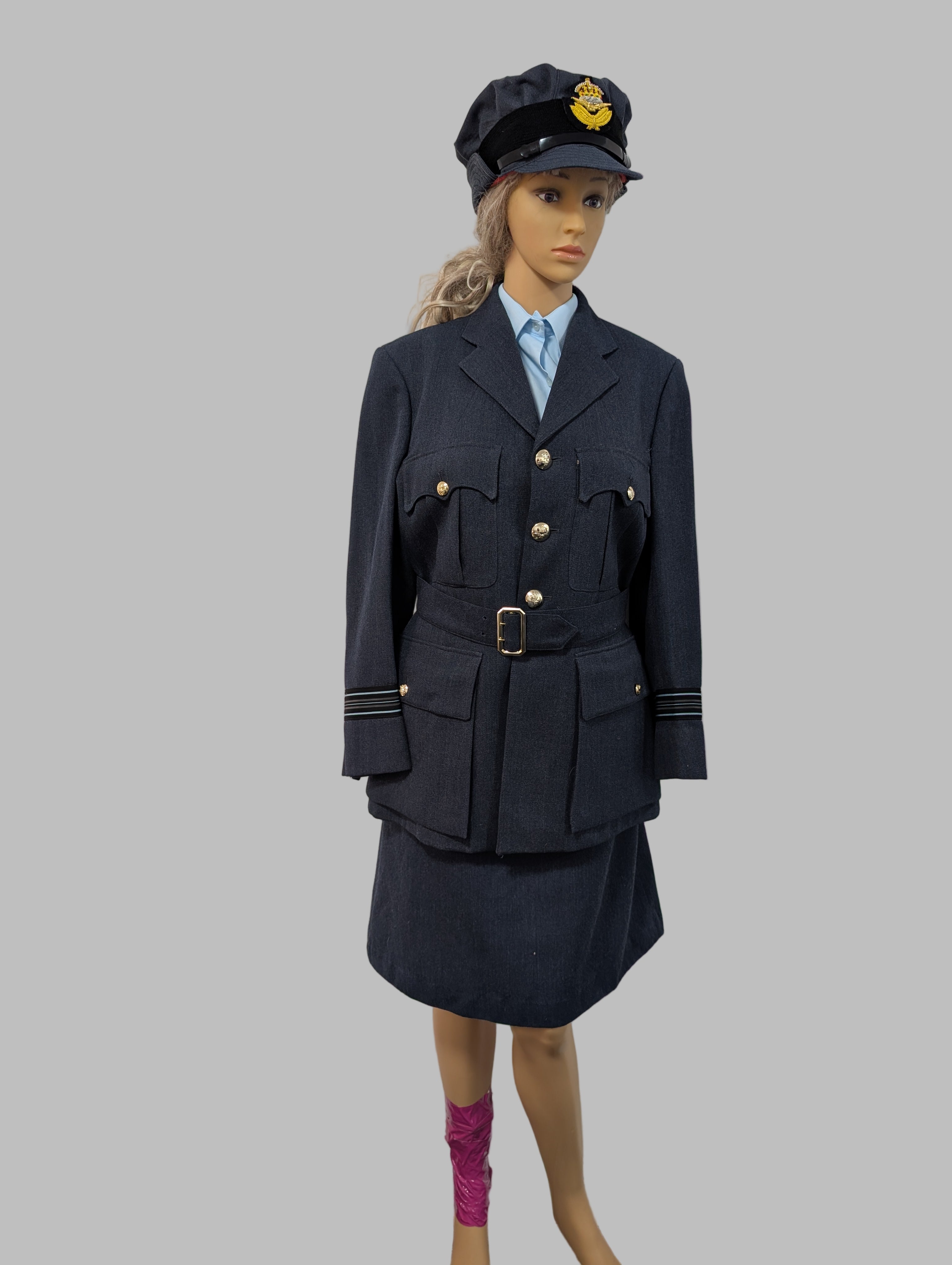WAAF Officers Uniform Jacket with Shirt, Skirt & Cap
