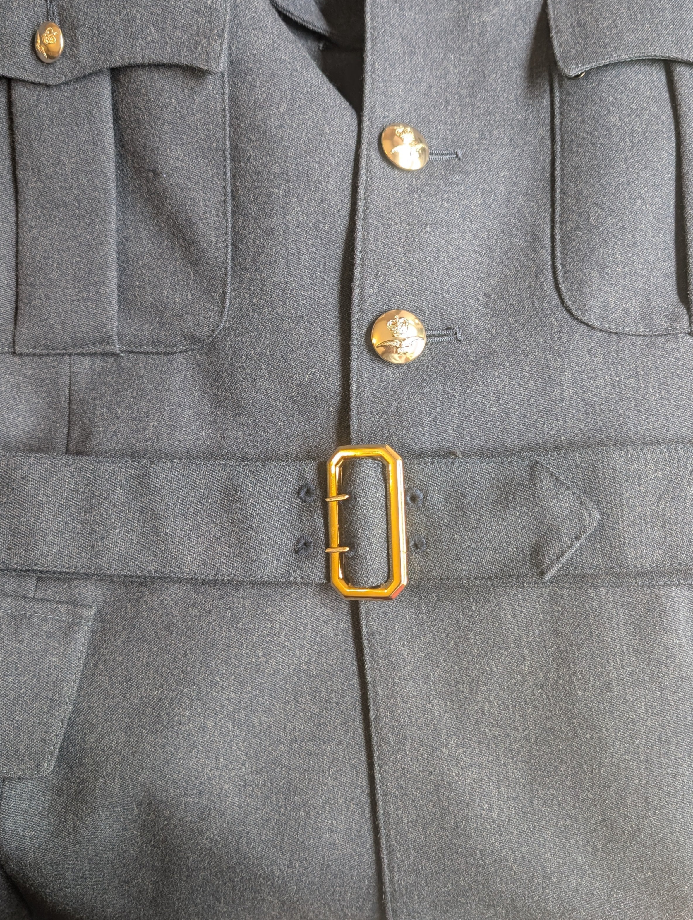 52"Chest 45 1/2"Waist Jacket & Trousers RAF No1 Service Dress Uniform SGT SD Sergeant ( our ref Y236E )