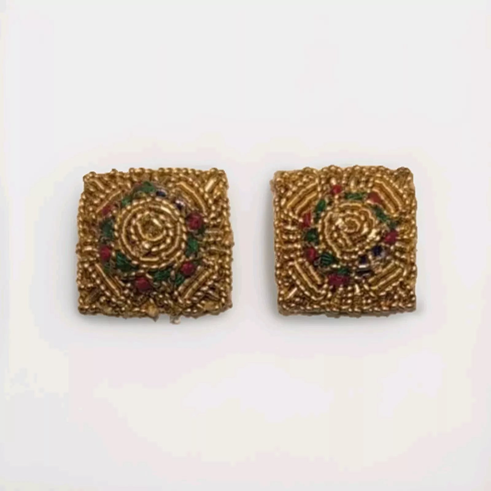 1 Pair British Army Officers Mess Dress Rank Stars / Pips Gold 1/2" 12.7mm Sew on