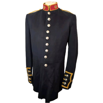 44" Tall Tunic Mans Royal Marines Band, Yellow Braid Musicians Jacket steampunk  ( our ref y219E )