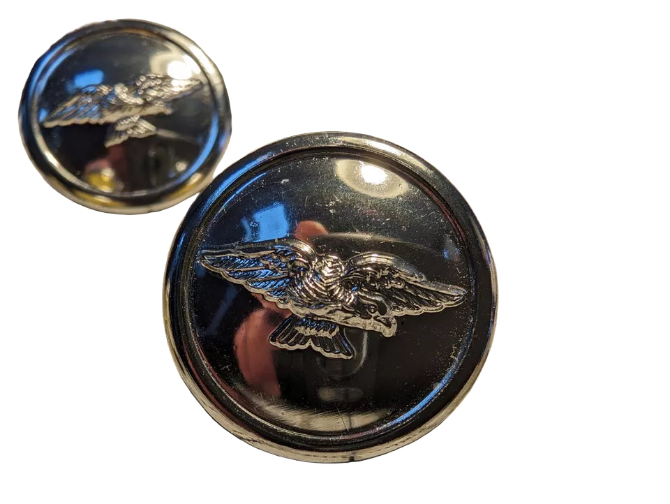 6 Airline Pilot Jacket Albatross Buttons & Aviation Pilot Shirt Epaulets Fancy Dress
