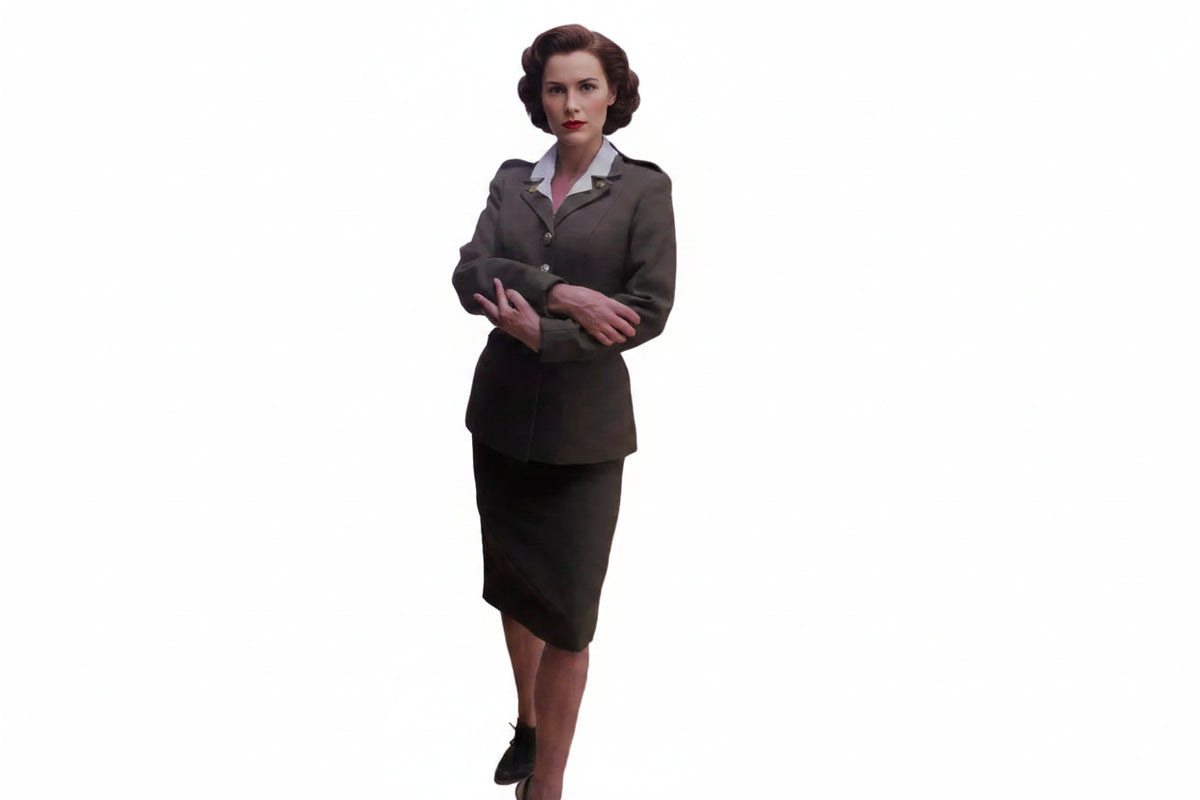 Agent Peggy Carter Captain America Marvel Comic-Con Cosplay Full Uniform Outfit