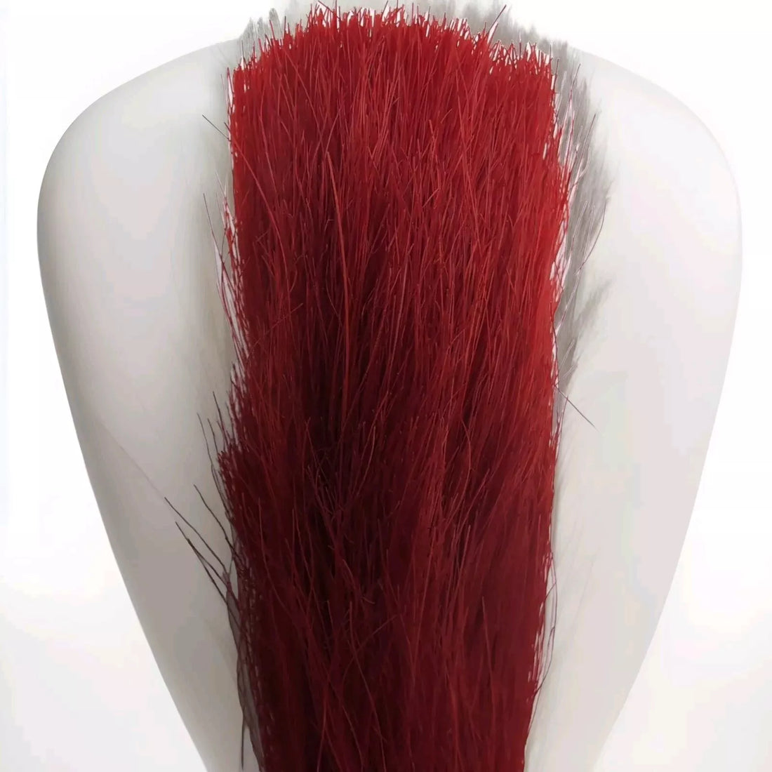 Bearskin Plume Coldstream Guards Scarlet Red Hackle British Army CG Ftgrds Gdsm