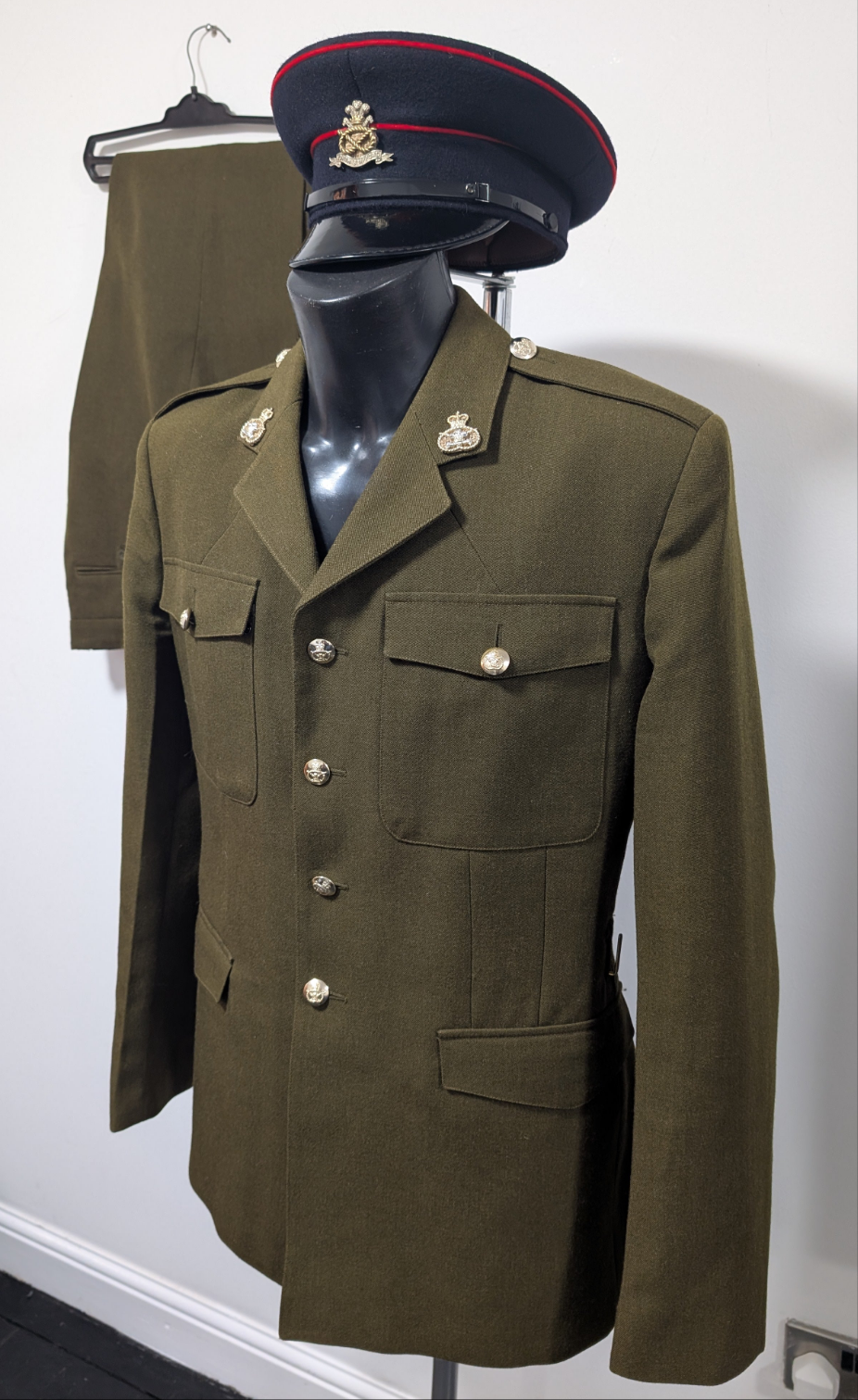1980s Pattern British Army No2 Service Dress Uniform, Staffordshire Regiment