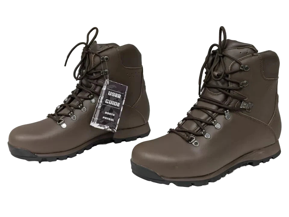 Female Size 3 M ITURRI Patrol Boots Brown Boots British Army Boots Soft Leather Boots Female