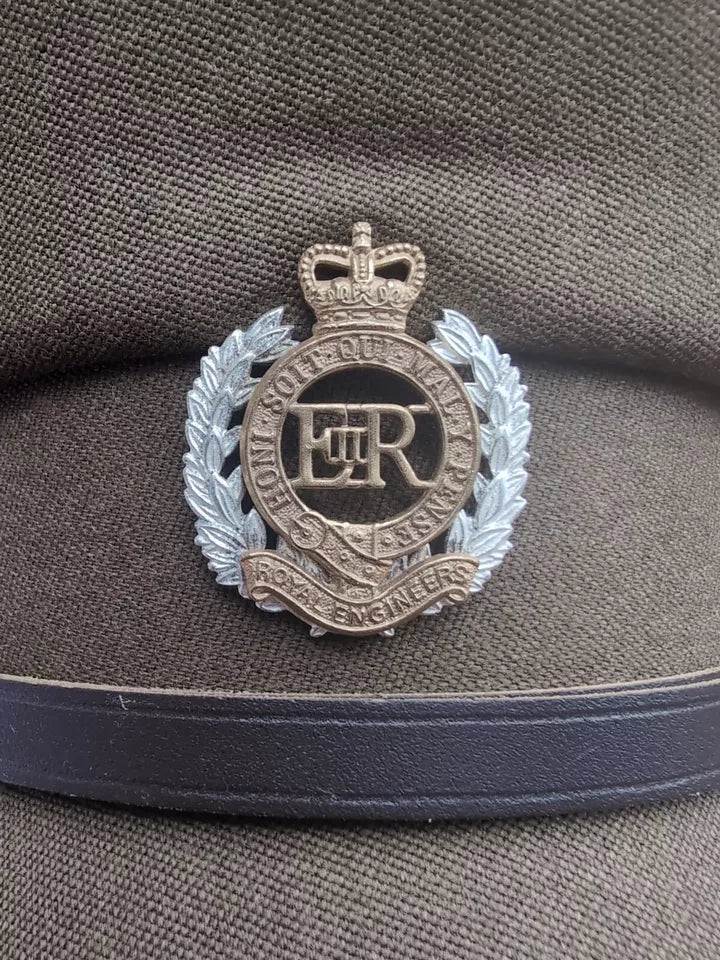 Kashket Woman's No2 FAD Officers Hat RE British Army Royal Engineers Size 56cm (e)