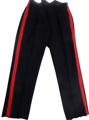 New 72/76/92 British Army No1 Dress Uniform Trousers Red 1" Stripe Blues mess Small Sizes