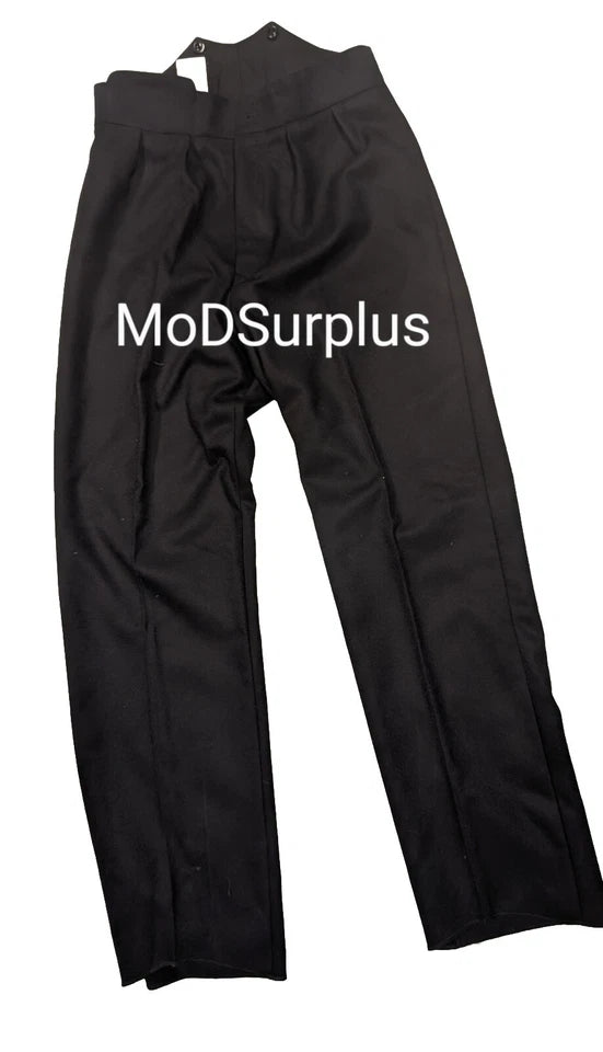 New No1 Blues Service Dress Uniform Trousers Fishtail Waist High Rise. No Red Stripe