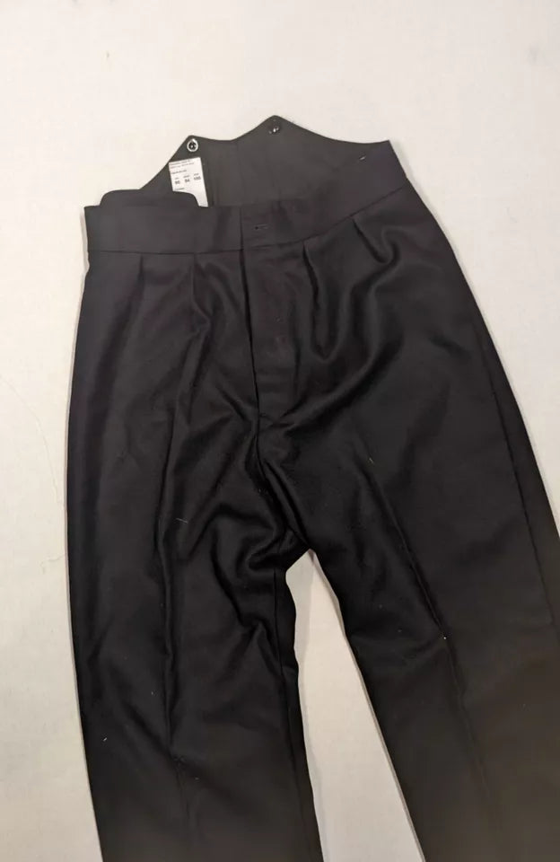 New No1 Blues Service Dress Uniform Trousers Fishtail Waist High Rise. No Red Stripe