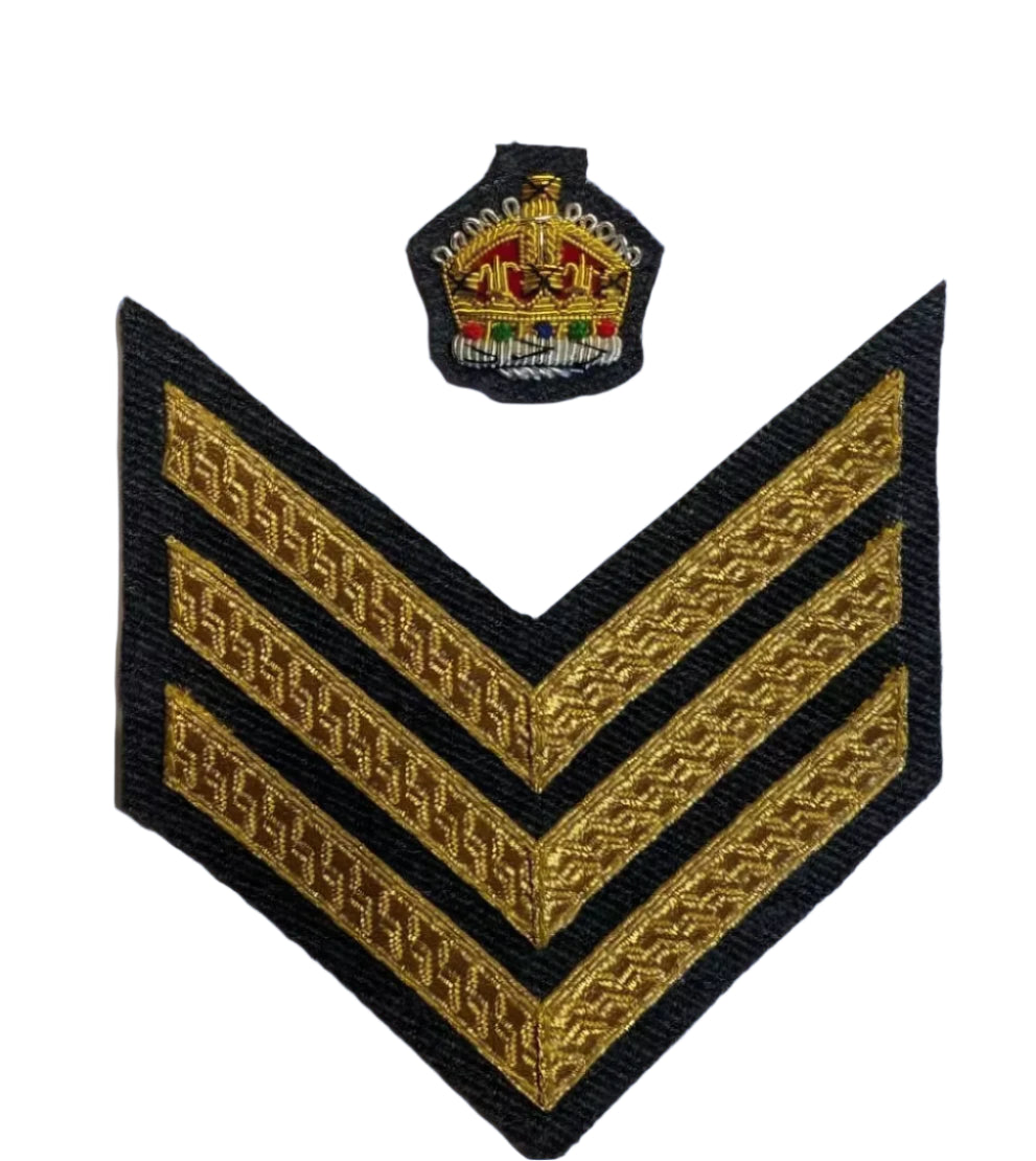 No,5 RAF Flight Sergeant F/Sgt Mess Dress Uniform Stripes Kings Crown KC CIIR