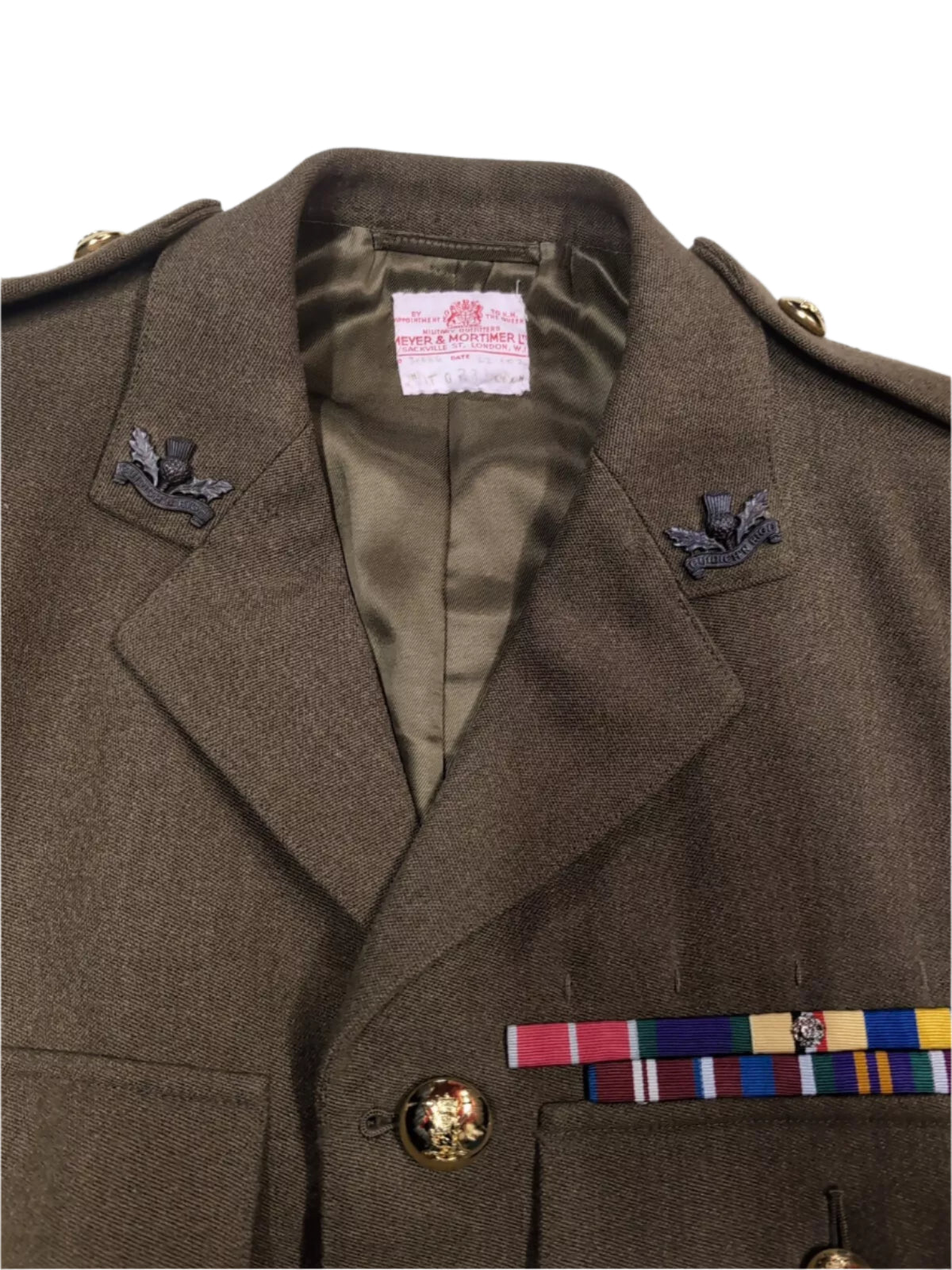 Officer's Royal Regiment of Scotland SCOTS No,2 Saville Row Kilt Jacket RRS
