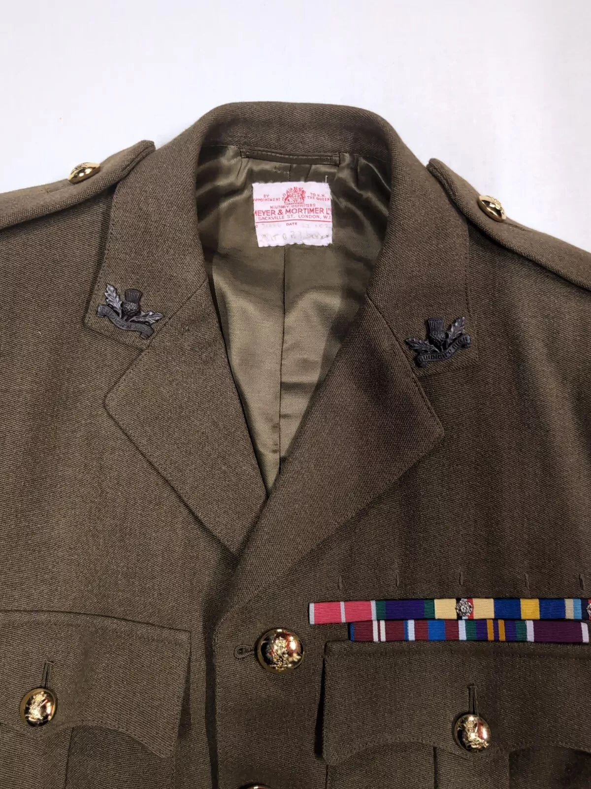 Officer's Royal Regiment of Scotland SCOTS No,2 Saville Row Kilt Jacket RRS