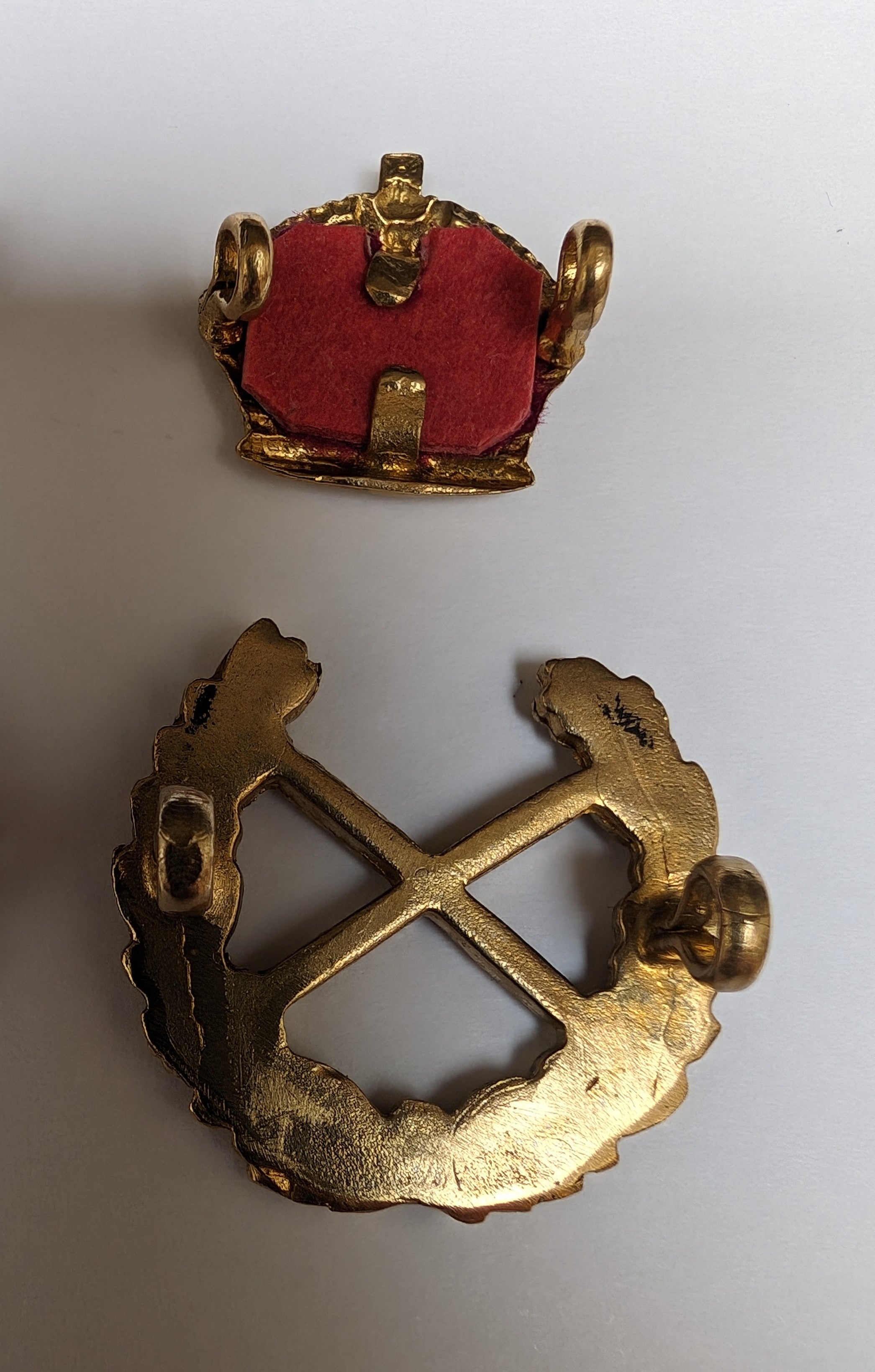 Hand Made Gold Plated Field Marshal  shoulder Rank Badges