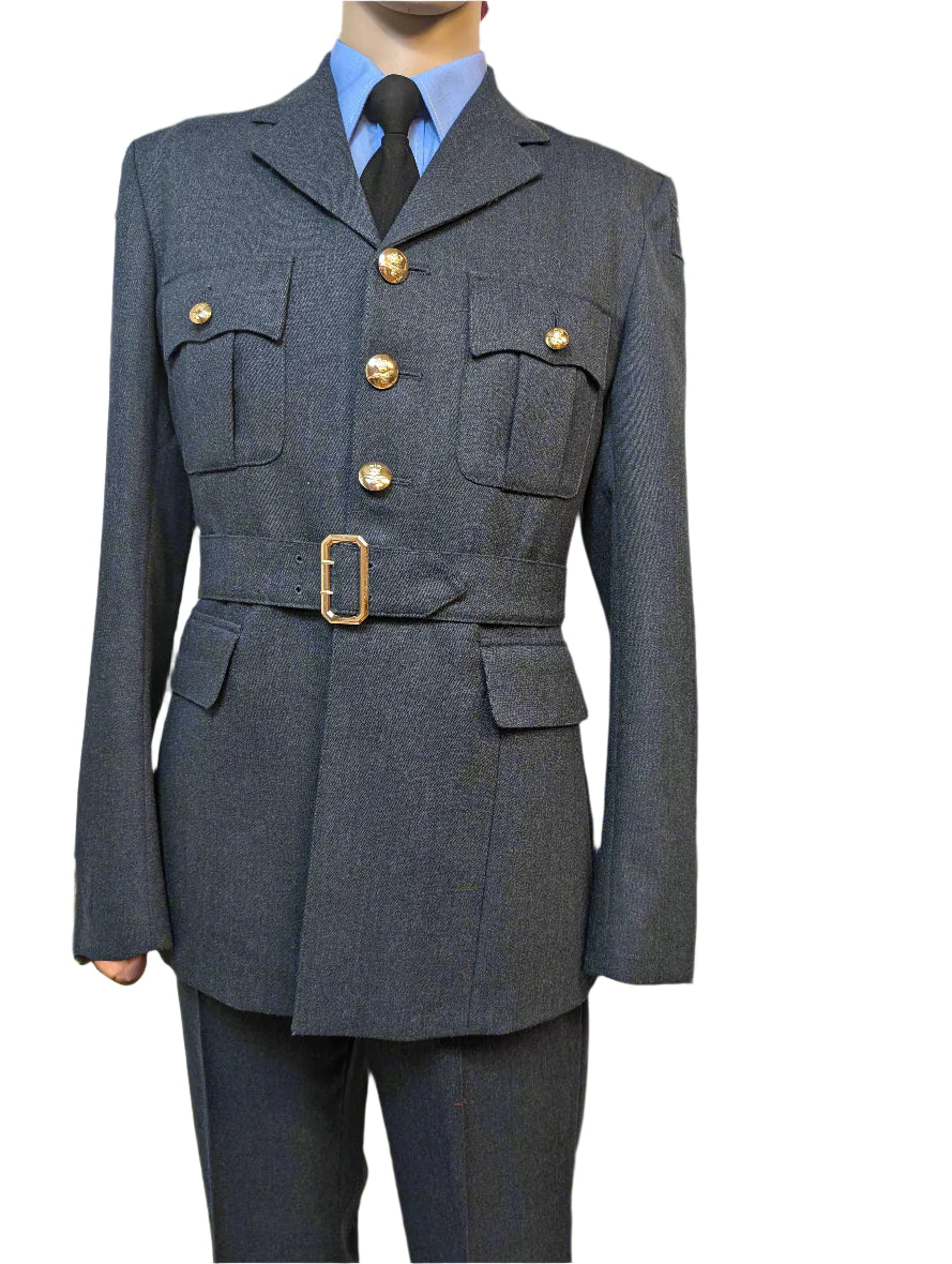 44"Tall RAF No,1 Service Dress Uniform SD Jacket & 36" Waist Trousers 32 1/"2 Leg Suit 112R