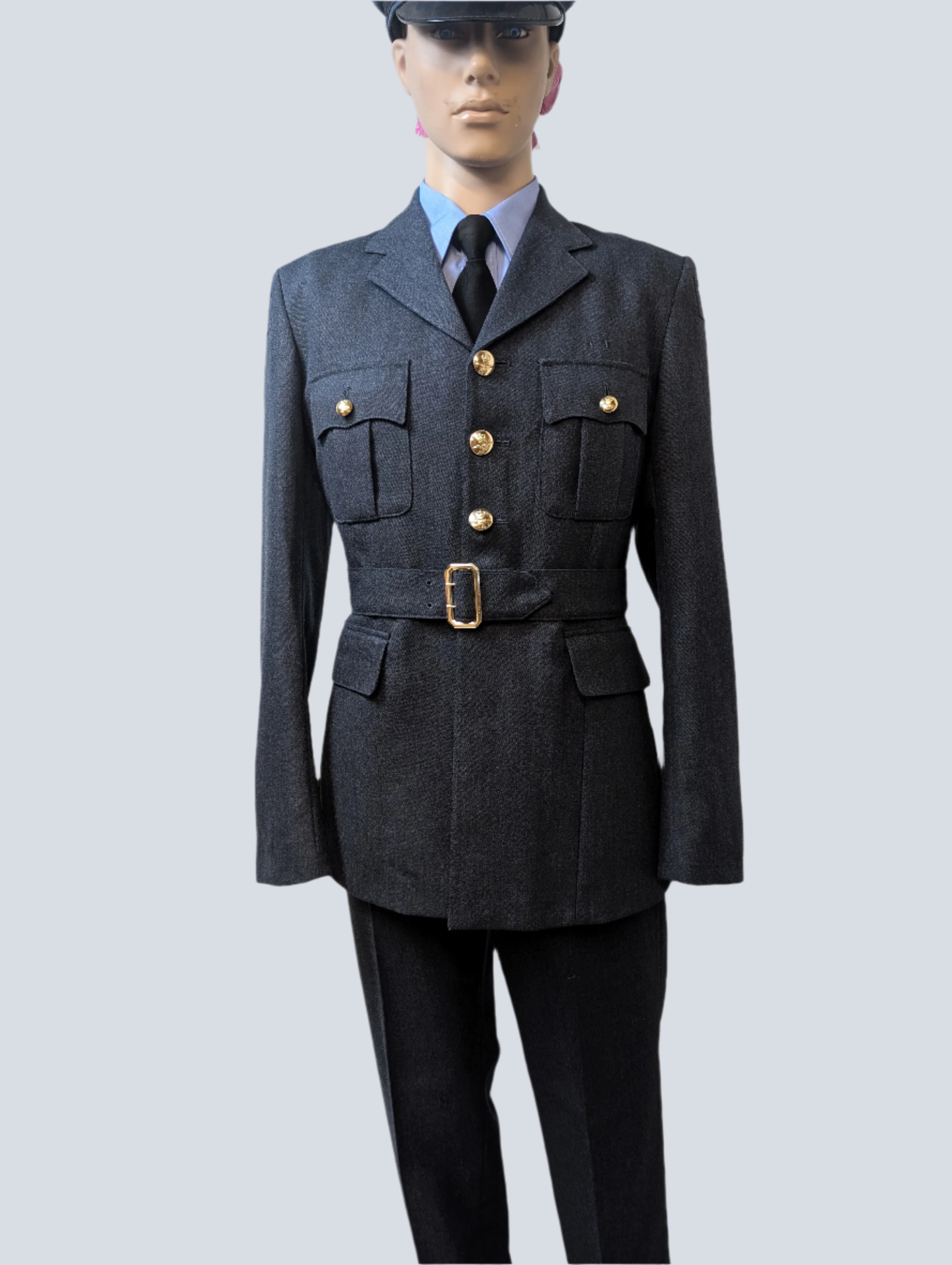 44"Tall RAF No,1 Service Dress Uniform SD Jacket & 36" Waist Trousers 32 1/"2 Leg Suit 112R