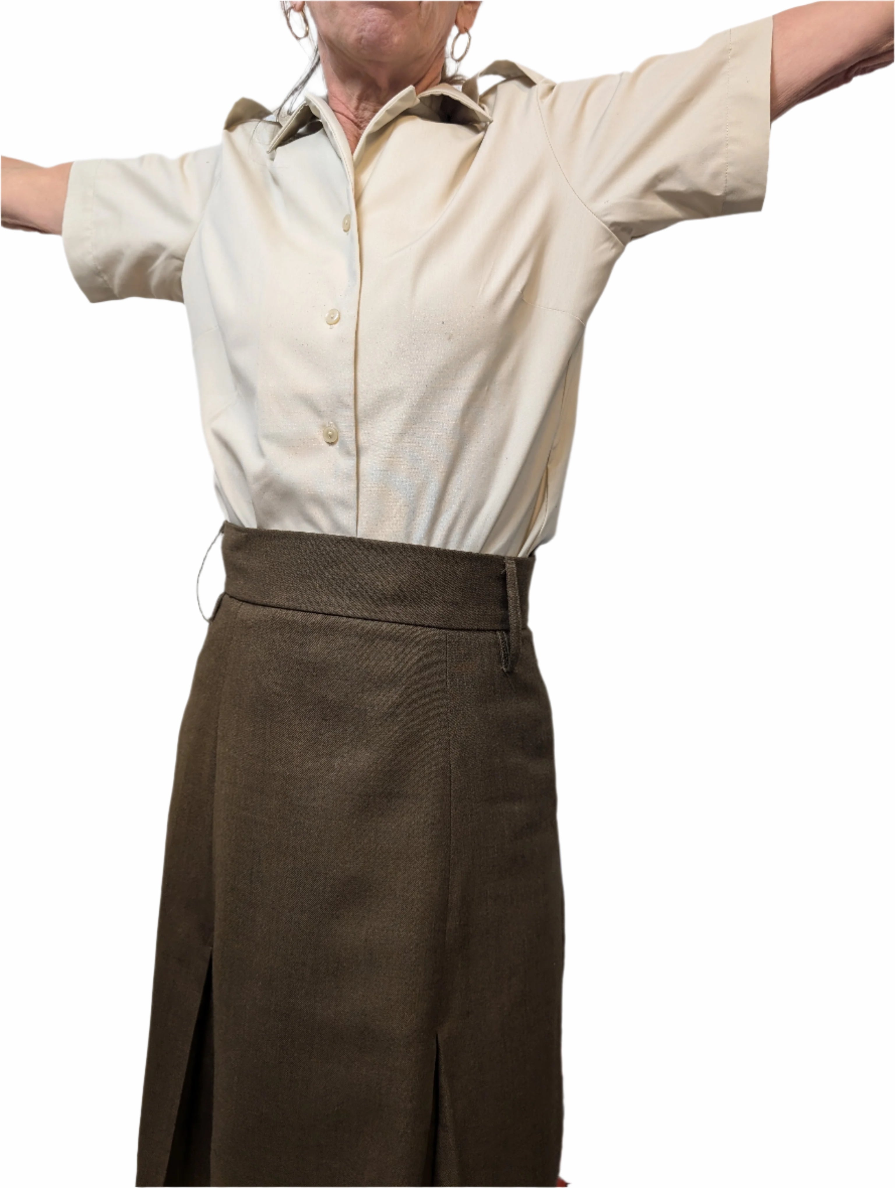 Woman's British Army Barrack Dress Uniform Skirt FAD Choose Size