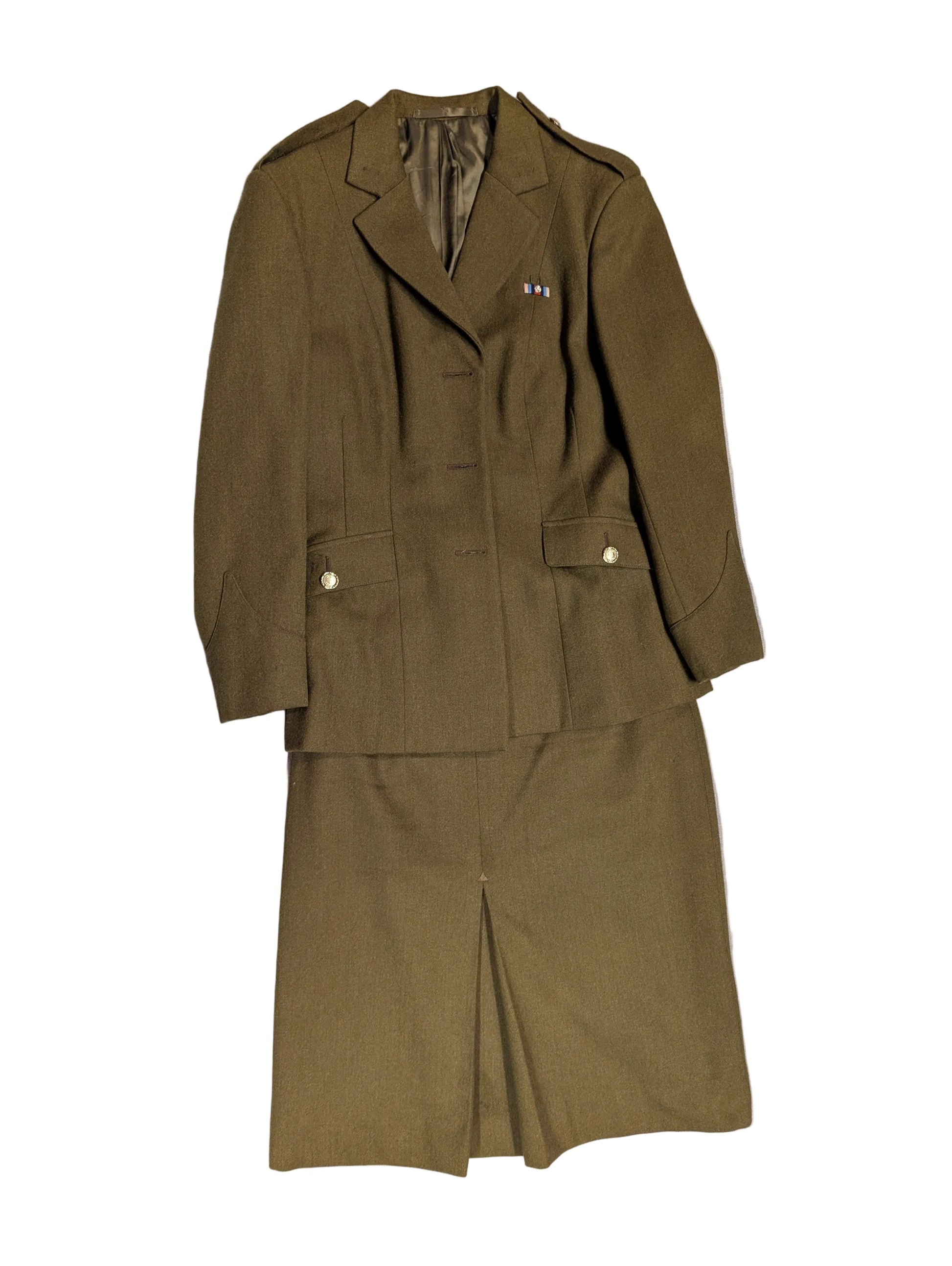 1980s Pattern British Army Officers No2 Service Dress Uniform Jacket & Skirt