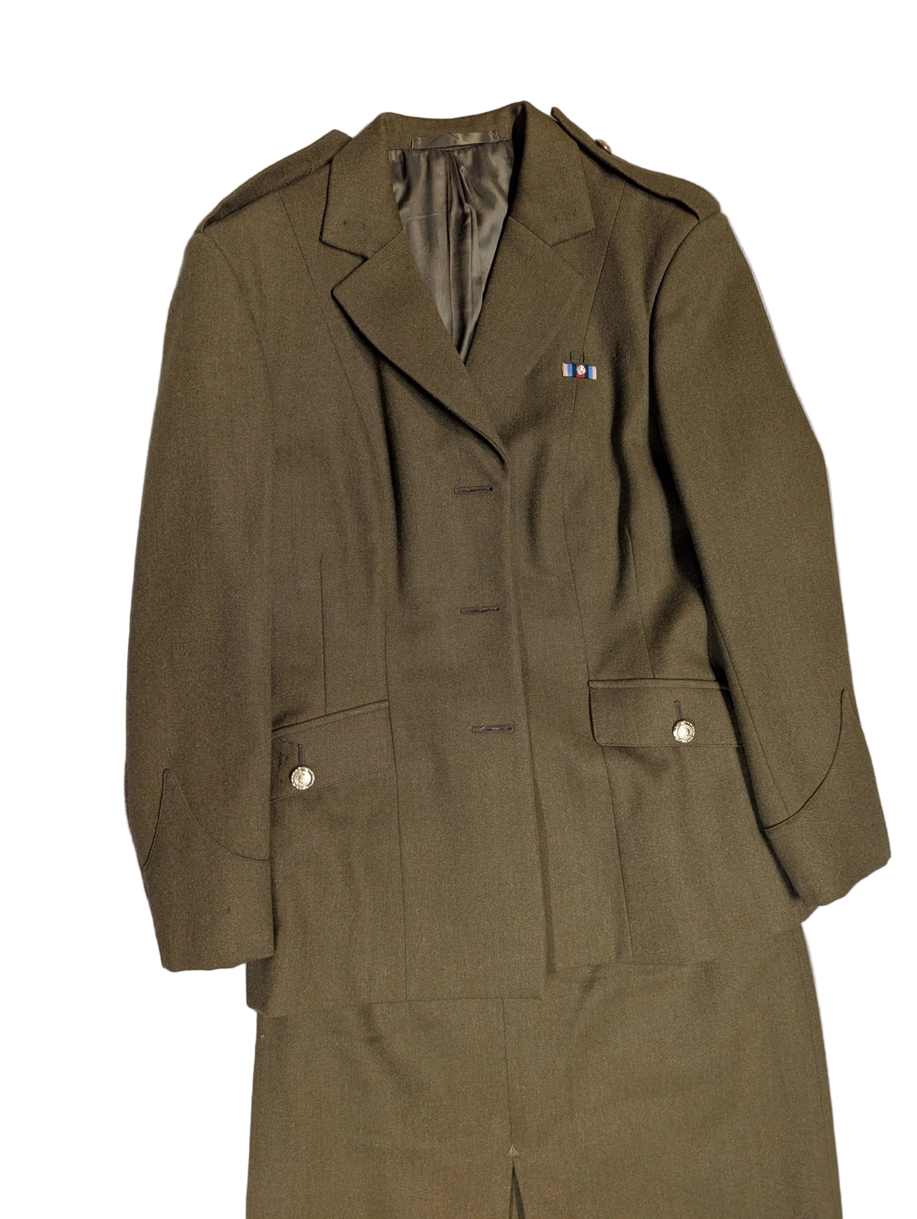 1980s Pattern British Army Officers No2 Service Dress Uniform Jacket & Skirt