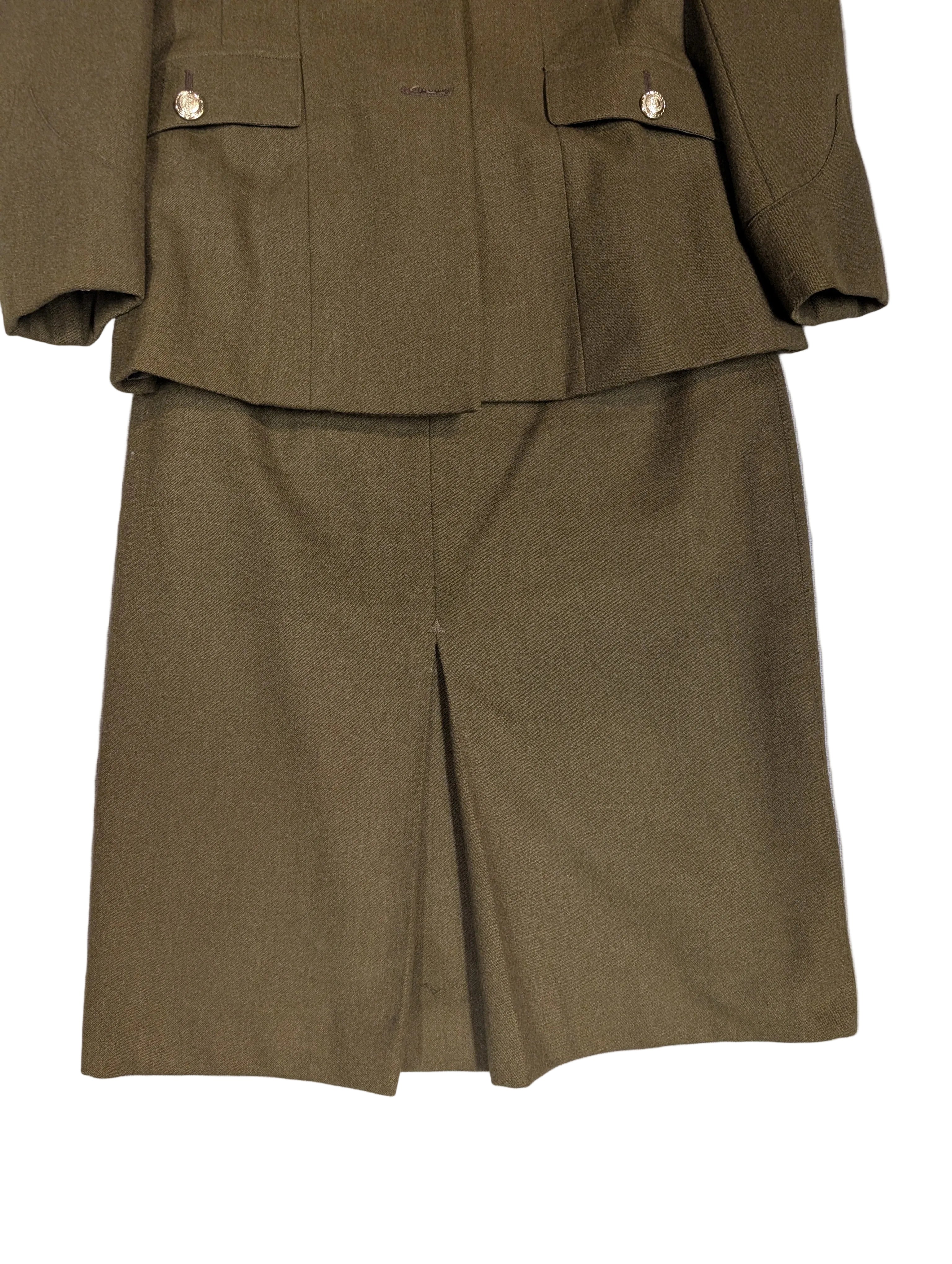 1980s Pattern British Army Officers No2 Service Dress Uniform Skirt