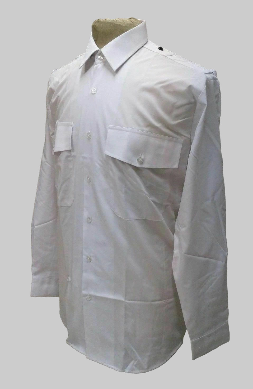 Police Shirt White Long & Short Sleeve Pilot Prison Officer