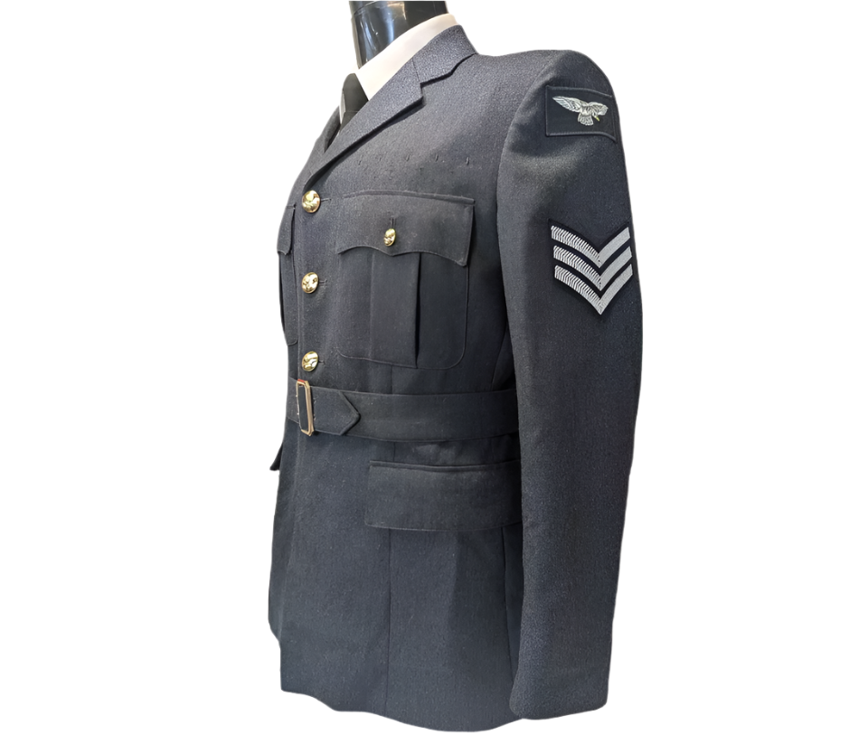 CHOOSE SIZE RAF No1 Service Dress Uniform Jacket Ranked to Sergeant Current Issue