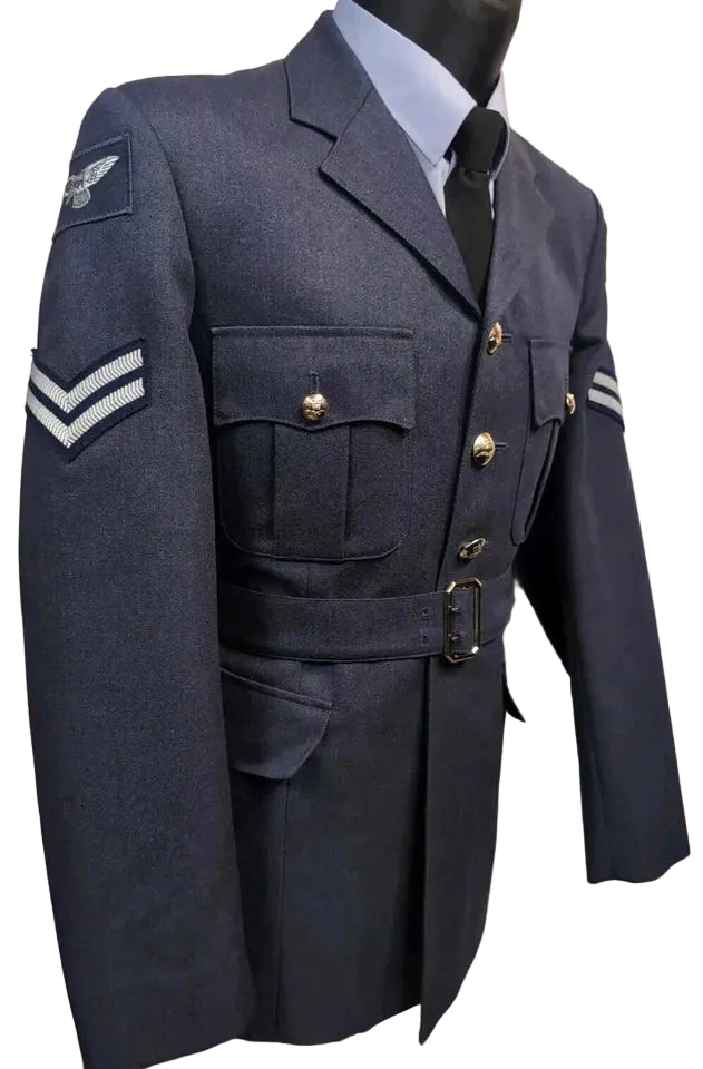 CHOOSE SIZE RAF No1 Service Dress Uniform Jacket Ranked to Corporal Cpl  Current Issue SD