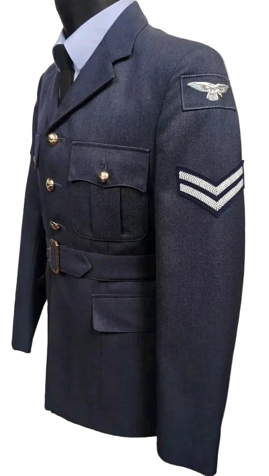CHOOSE SIZE RAF No1 Service Dress Uniform Jacket Ranked to Corporal Cpl  Current Issue SD