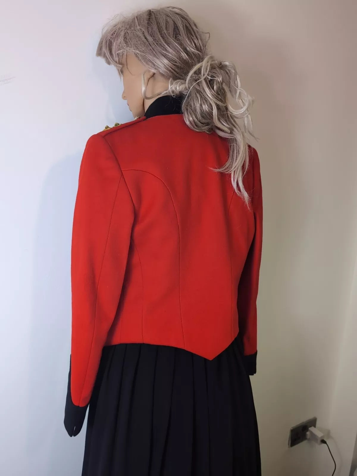 UK Ladies 6 to 8 British Army R SIGNALS Woman's Mess Uniform Jacket & Dress Officer ( our ref  Y235 )