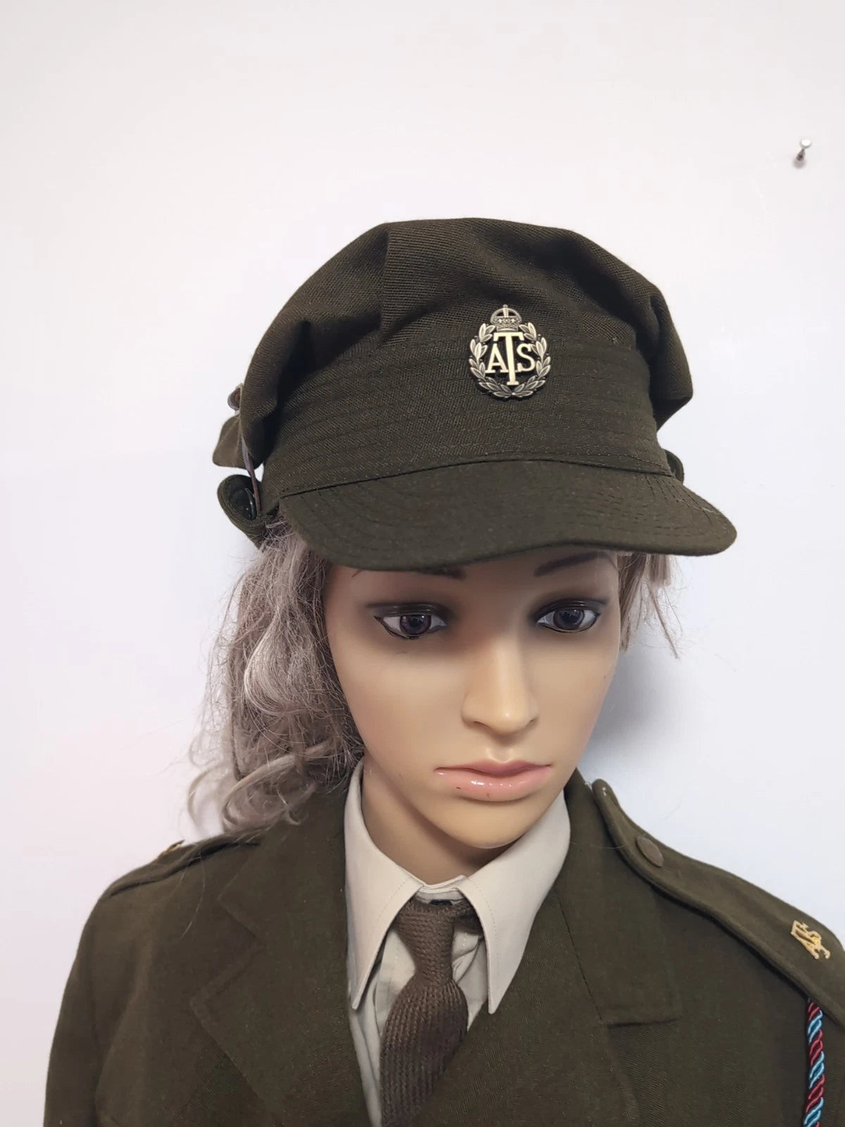 ATS Rework WW2 Uniform Jacket, Skirt & Leather Belt Size UK Ladies 6 to 8
