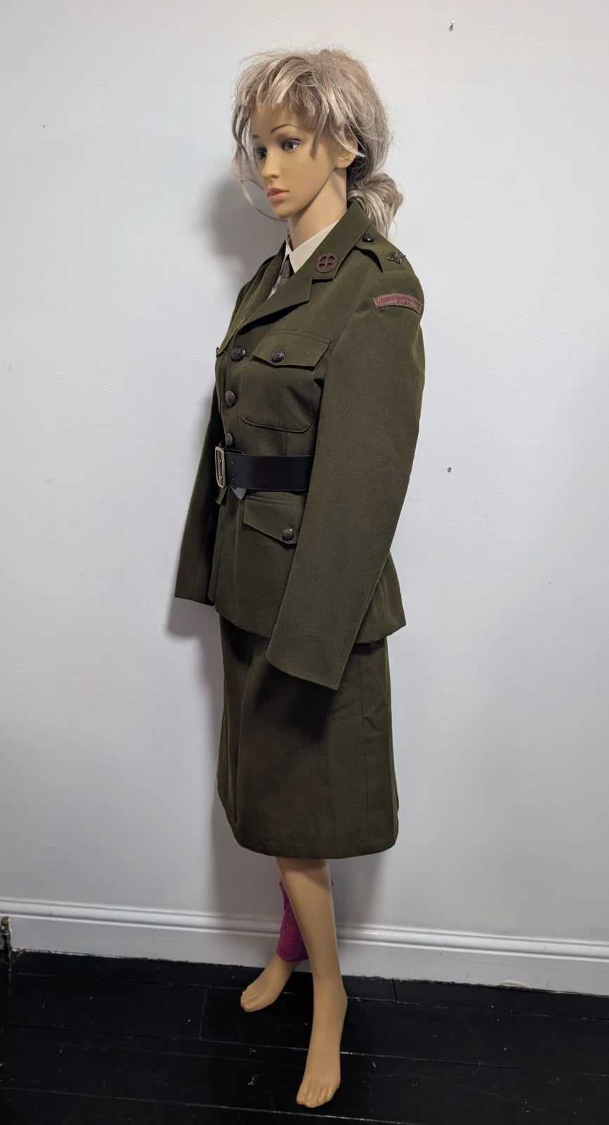 WW2 F.A.N.Y Uniform Jacket, Skirt & Leather Belt WTS fany Size UK Ladies 8 to 10