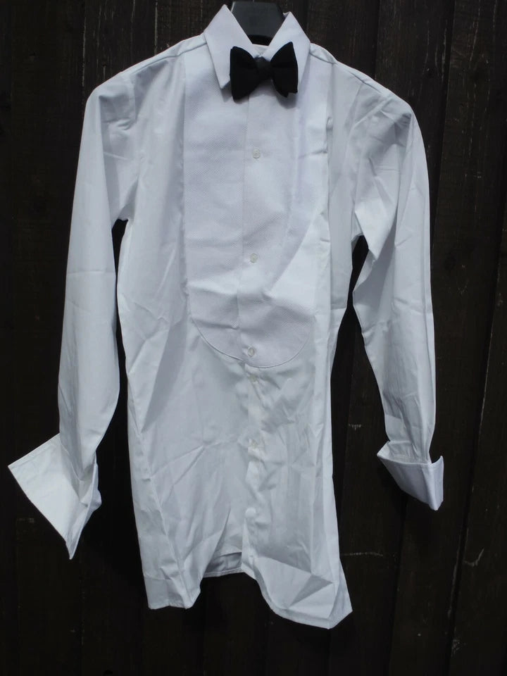 Woman's RAF WRAF RN RM RMC Officers White Marcella Front Shirt piqué Black Tie Attire