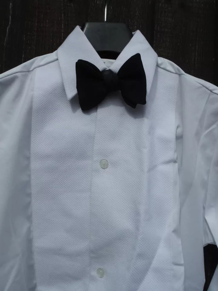 Woman's RAF WRAF RN RM RMC Officers White Marcella Front Shirt piqué Black Tie Attire