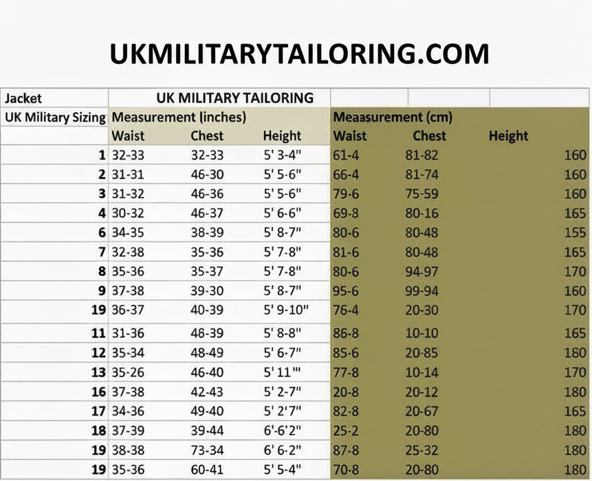 42" to 48" Chest British Army No2 FAD Service Dress Uniform Jacket All Ranks CNO SNCO Officers & WO