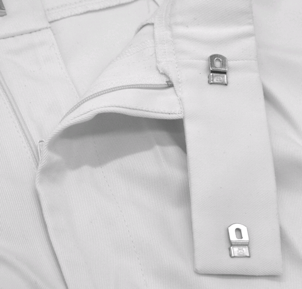 New Class II Mans White Flares Royal Navy No10 Tropical Warm Weather Ceremonial Trousers
