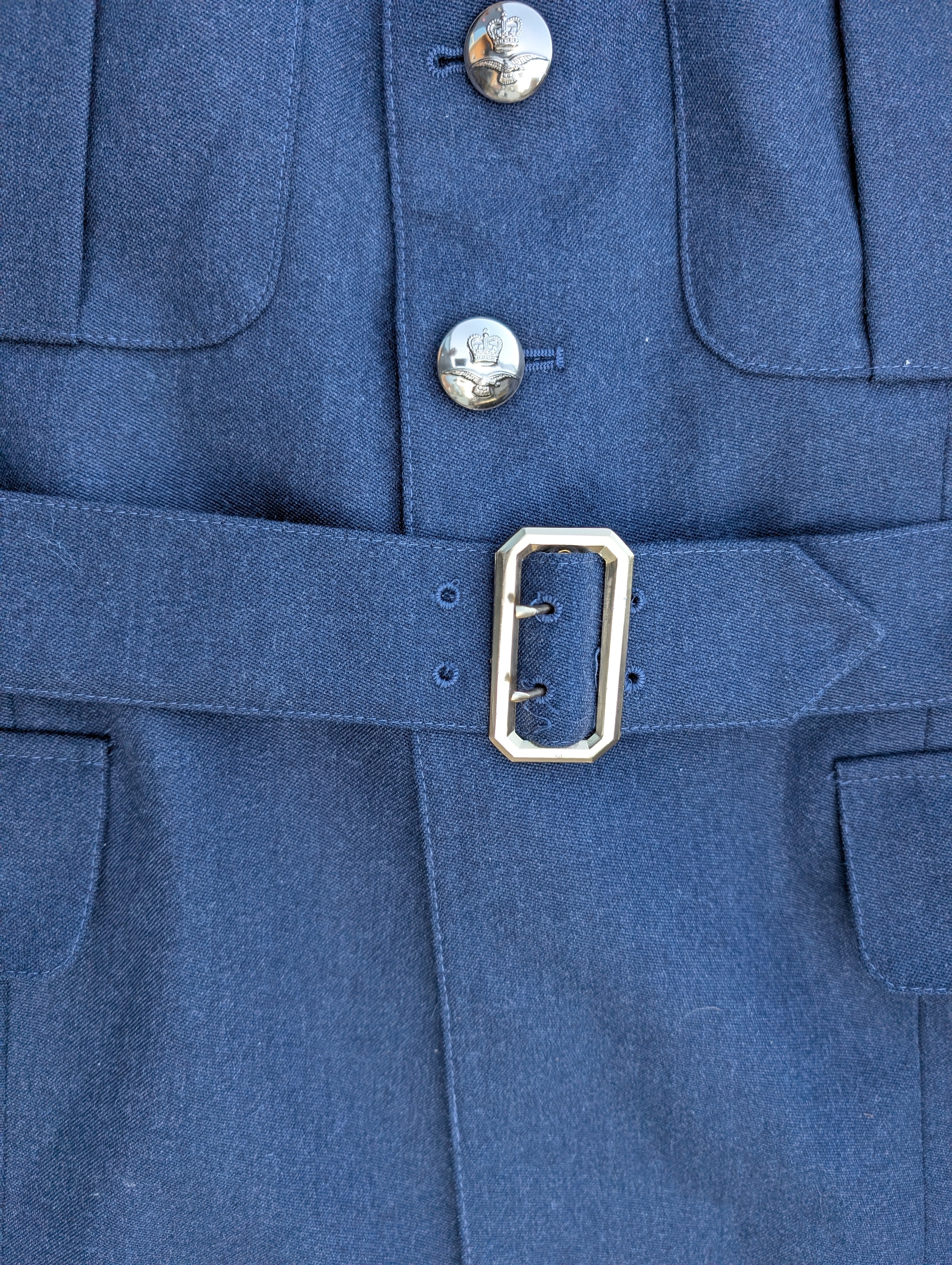 RAF No1 Service Dress Uniform Jacket Trousers Cap SAC 40"Chest 34" Waist 56cm cap
