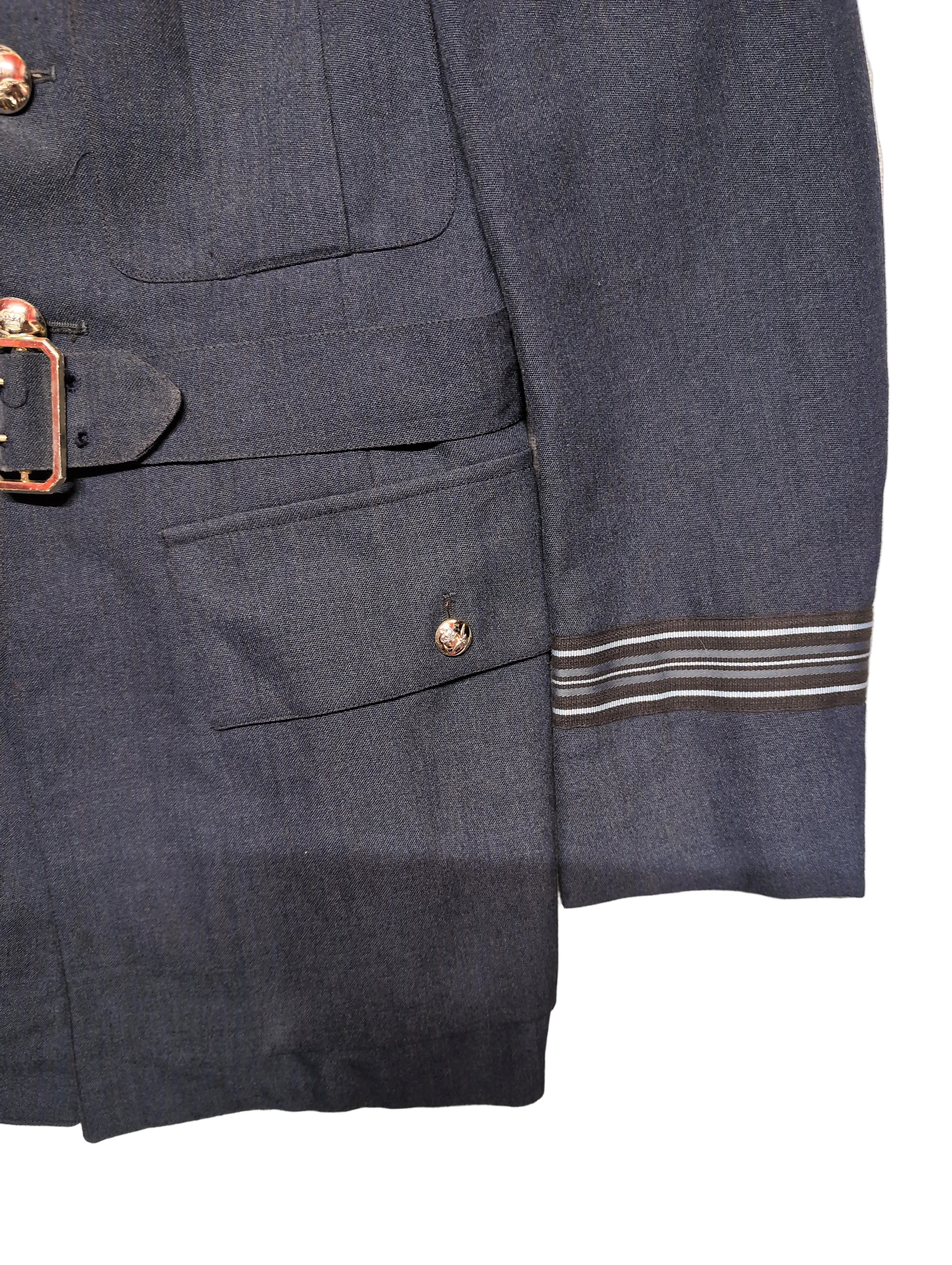 ( 39"Reg )1970s Pattern RAF Officers No1 Service Dress Uniform Jacket Cold War Era Squadron Leader  ( our ref W363 )
