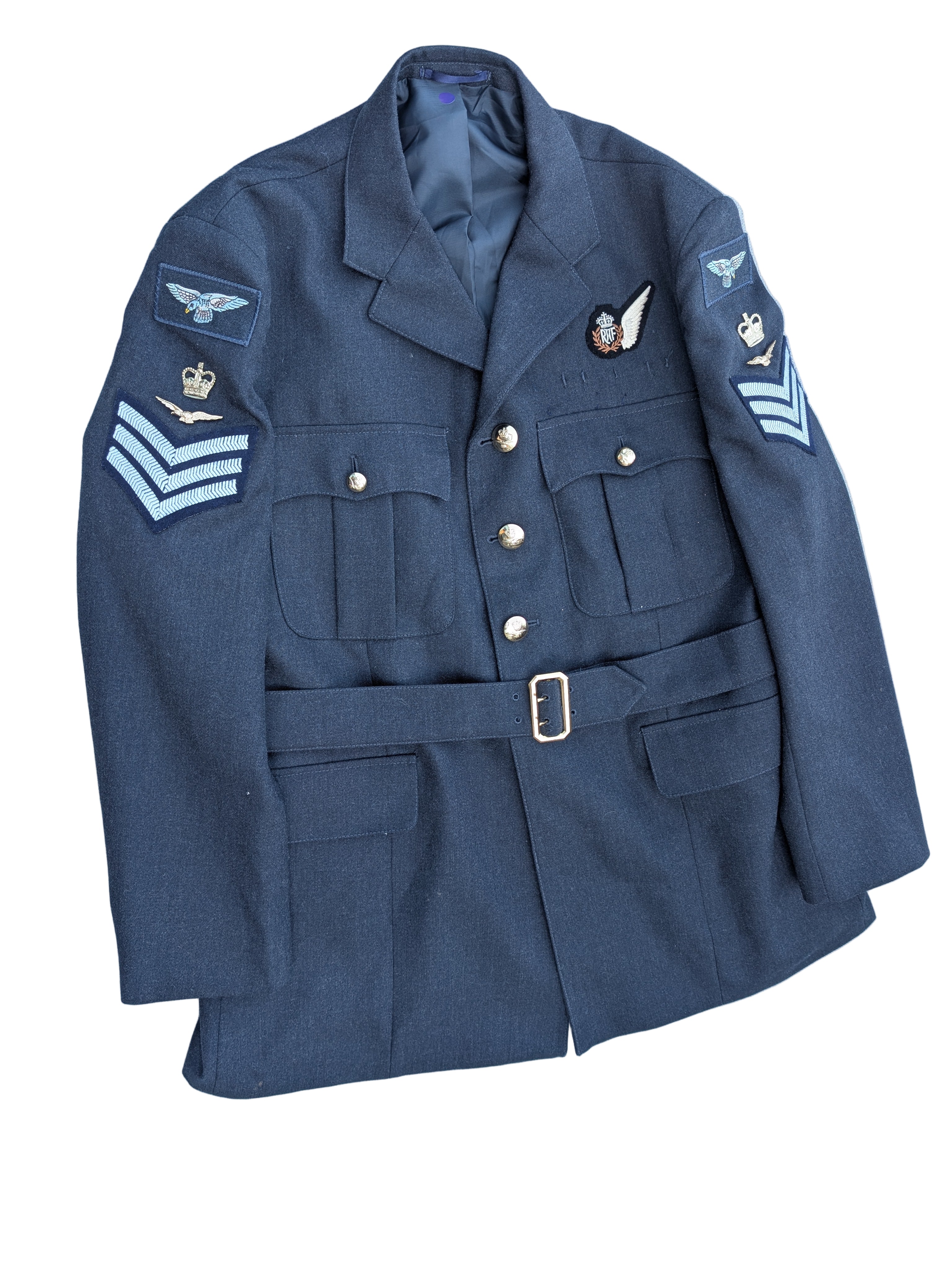 47"Reg RAF No1 SD Uniform Jacket Flight Sergeant Aircrew Weapon Systems operator ( our ref W26 )