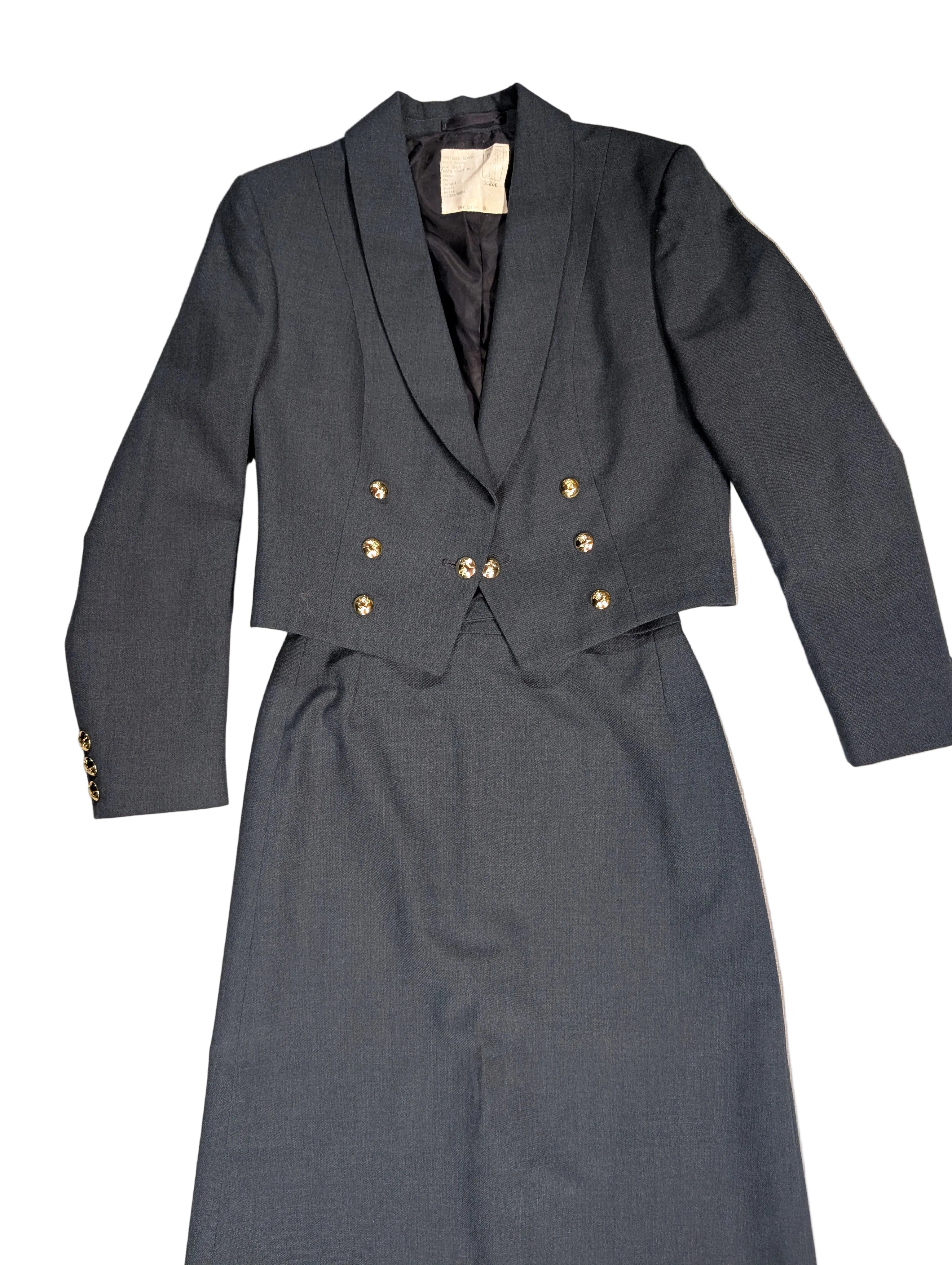 Woman's RAF No5 Mess Dress Uniform Jacket & Skirt