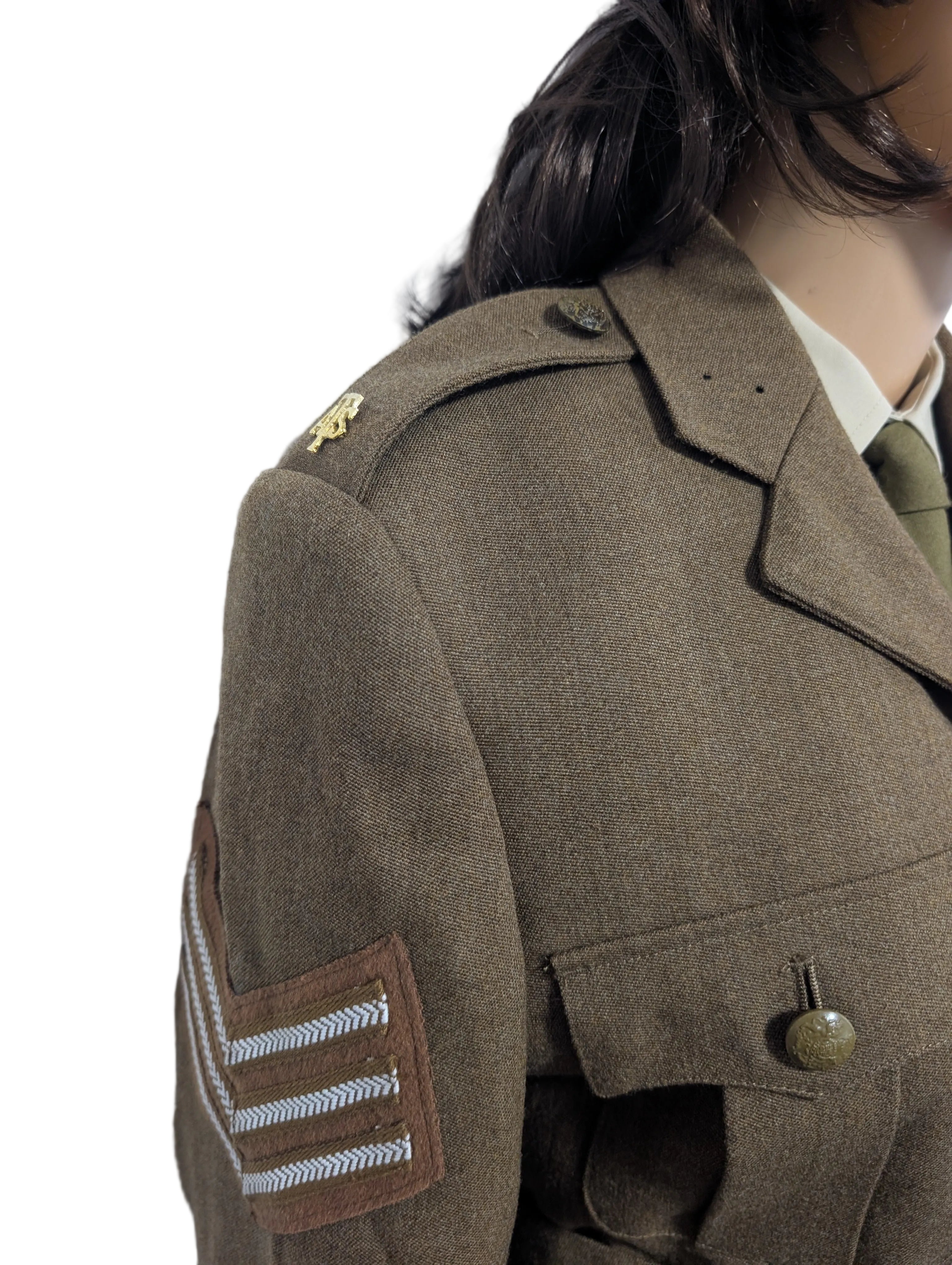 WW2 ATS Auxiliary Territorial Service Uniform Jacket & Skirt hat