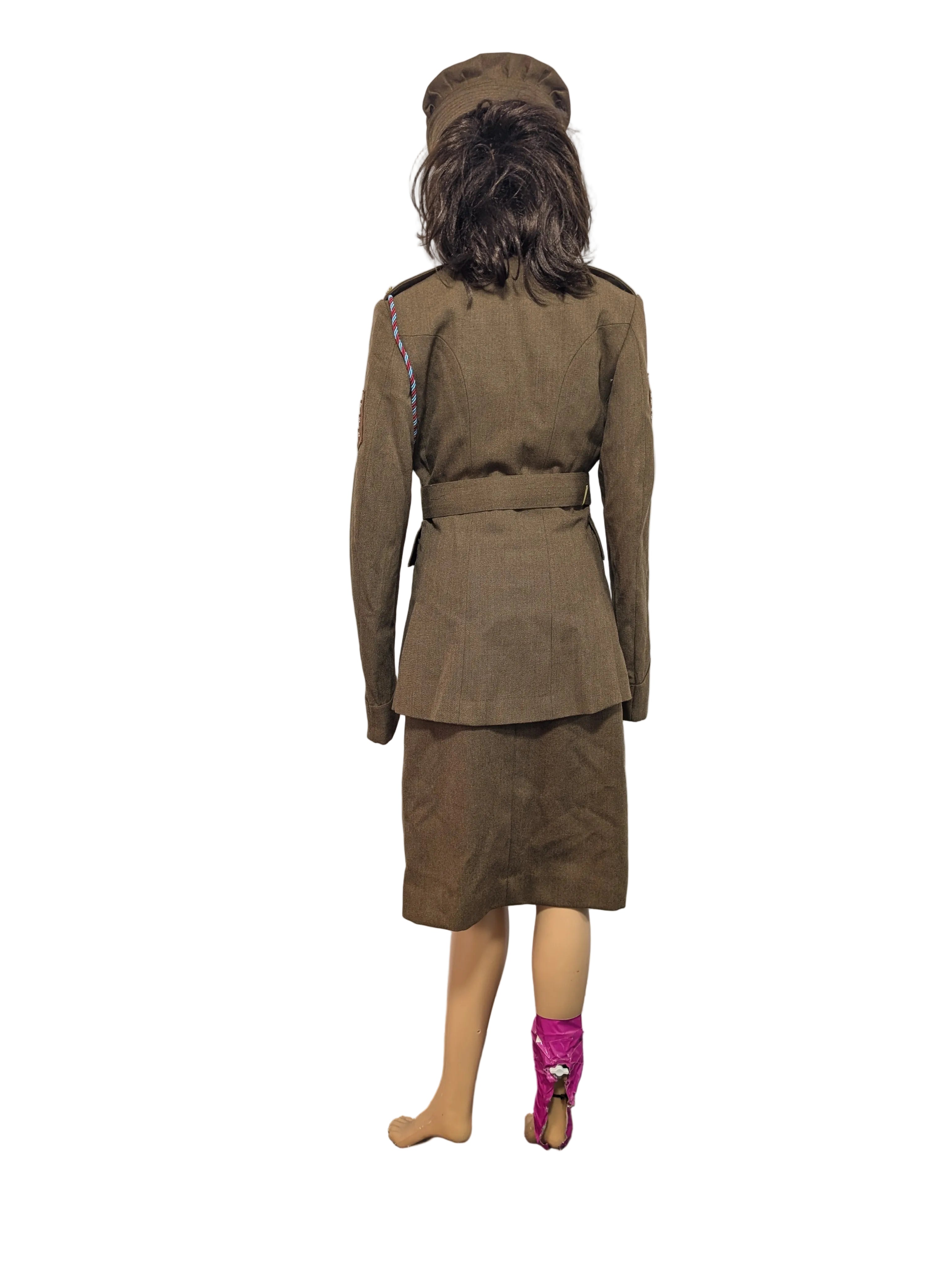 WW2 ATS Auxiliary Territorial Service Uniform Jacket & Skirt hat